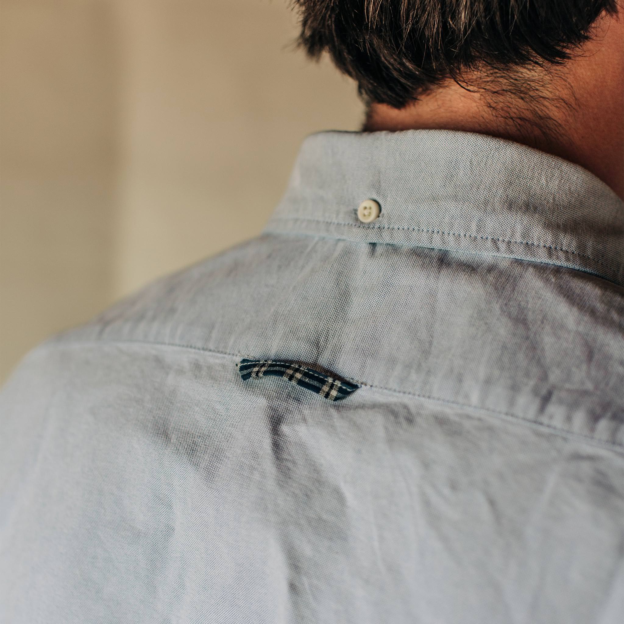 The Atelier and Repairs Jack in Washed Blue Oxford - Image 4