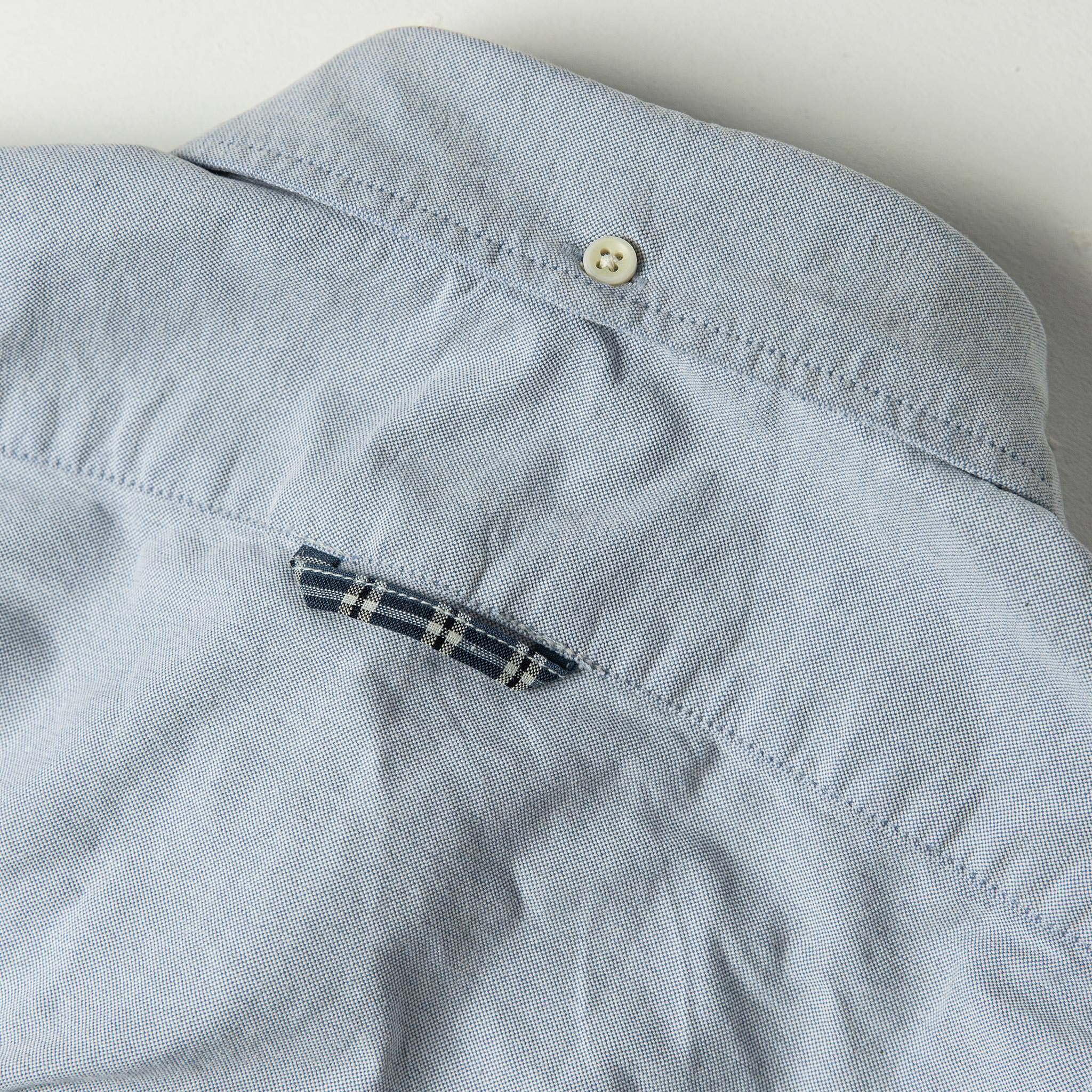 The Atelier and Repairs Jack in Washed Blue Oxford - Image 9