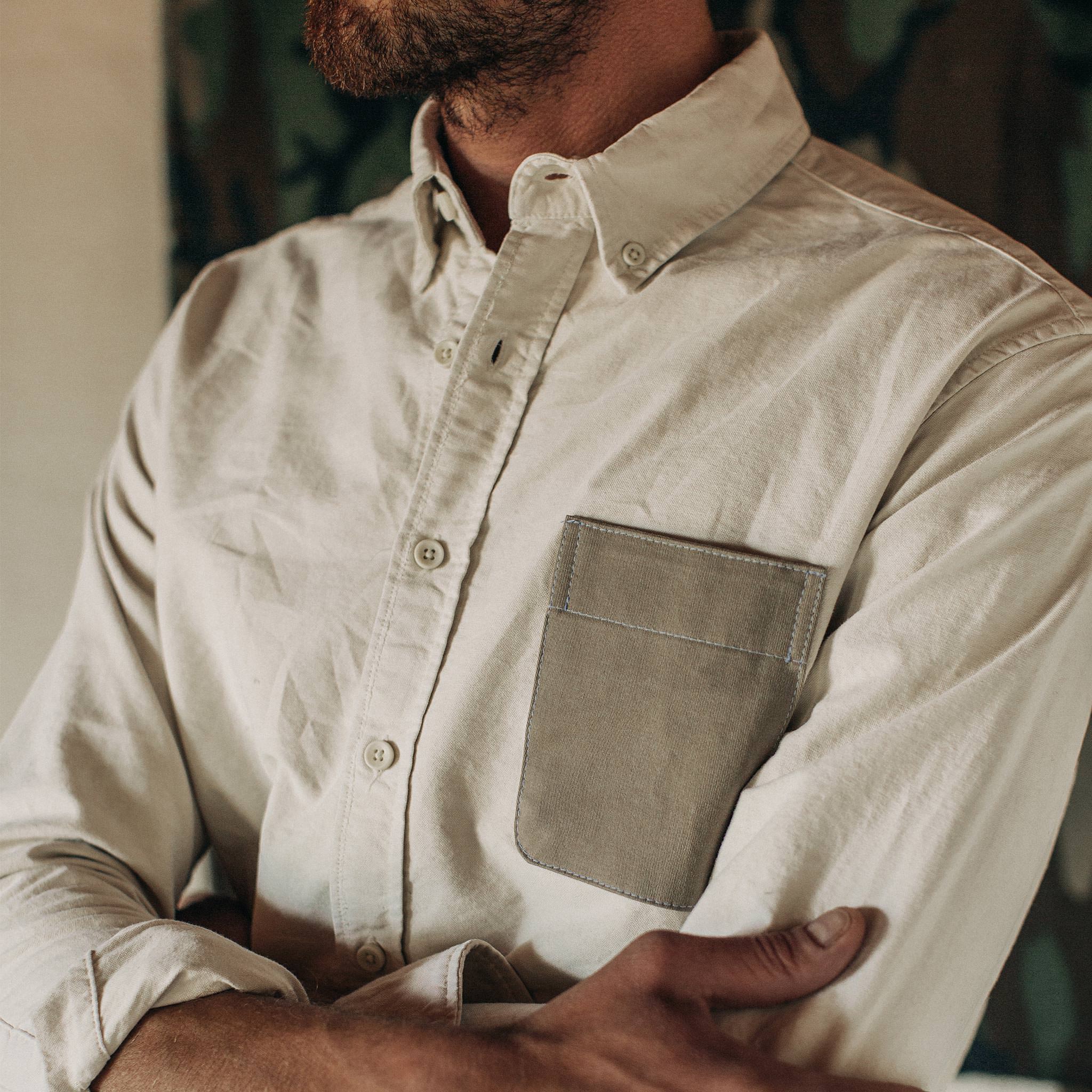 The Atelier and Repairs Jack in Washed White Oxford - Image 3
