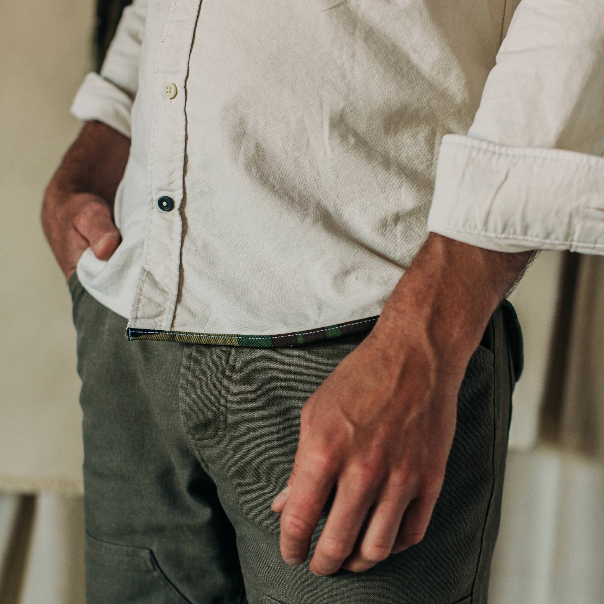 The Atelier and Repairs Jack in Washed White Oxford - Image 4