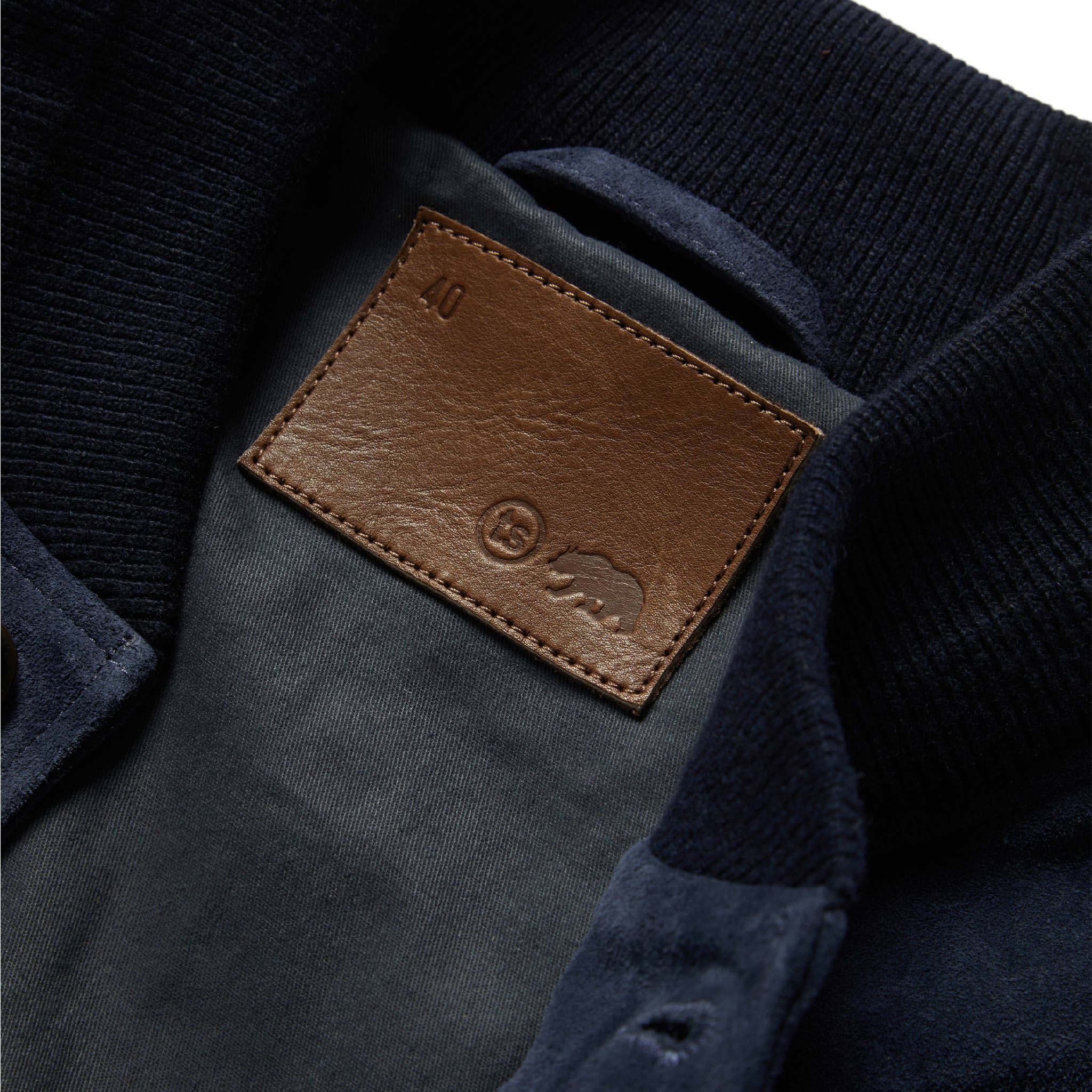 The Aviator Jacket in Midnight Suede - Image 7