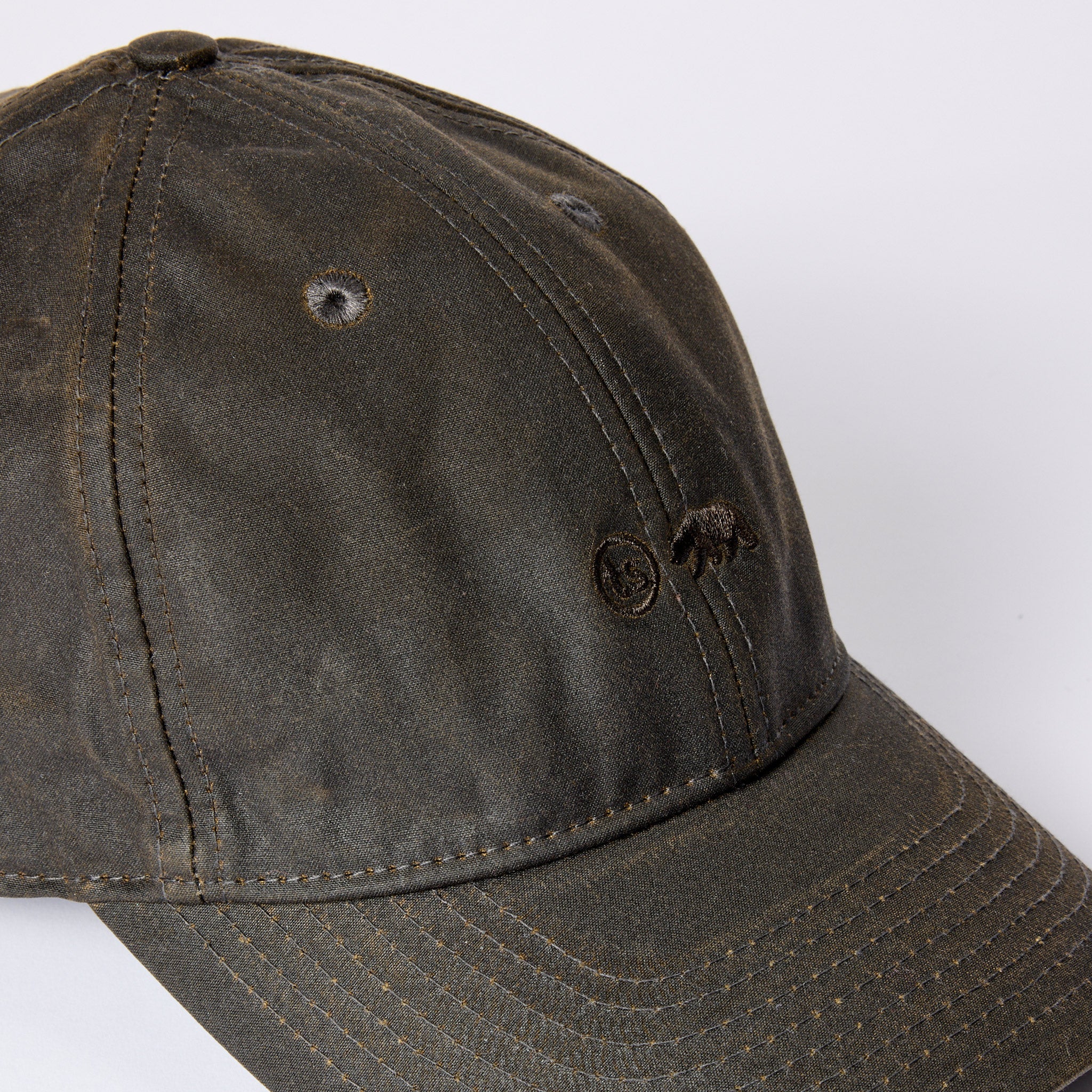 The Ball Cap in Soil Waxed Canvas - Image 7