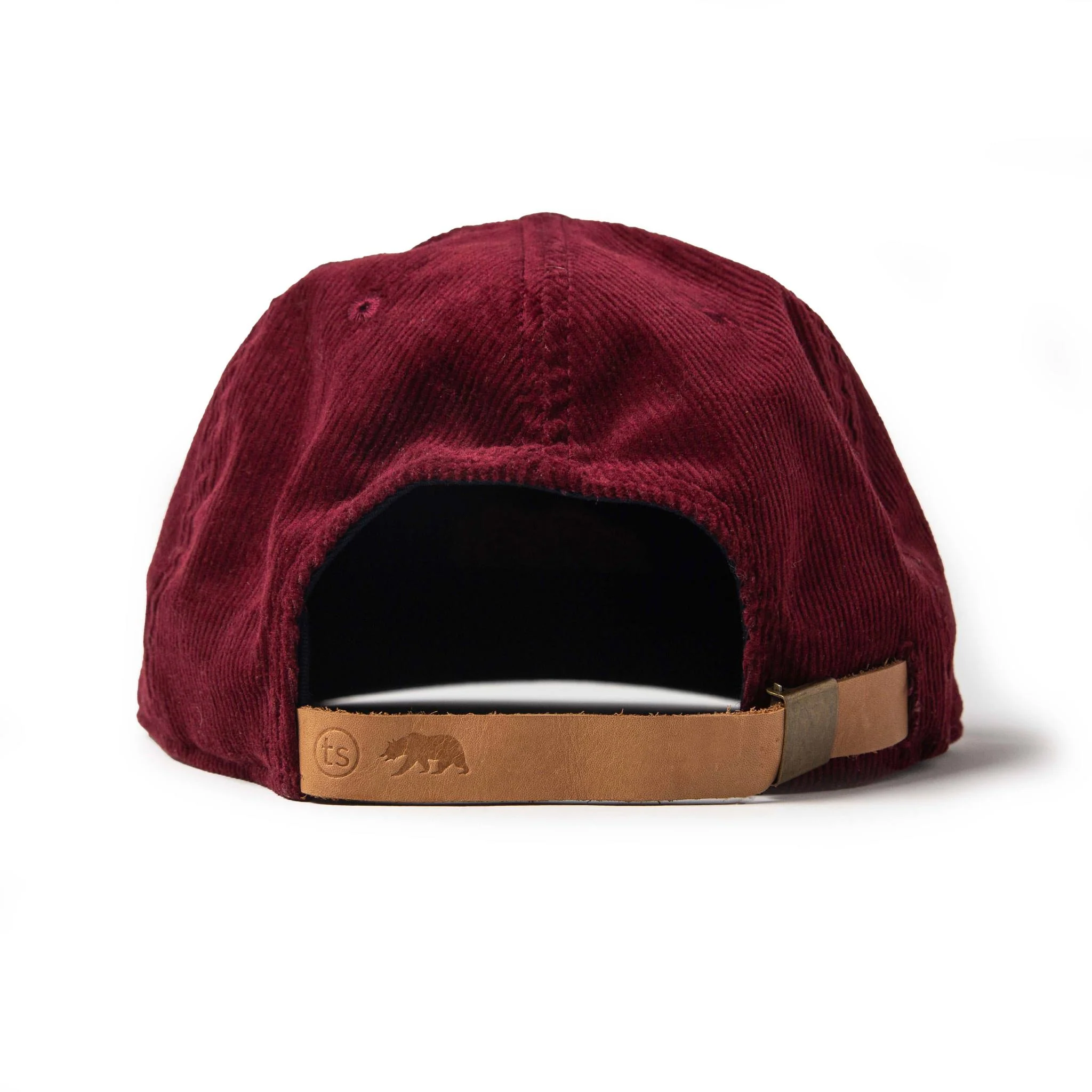 The Ball Cap in Burgundy Cord - Image 8