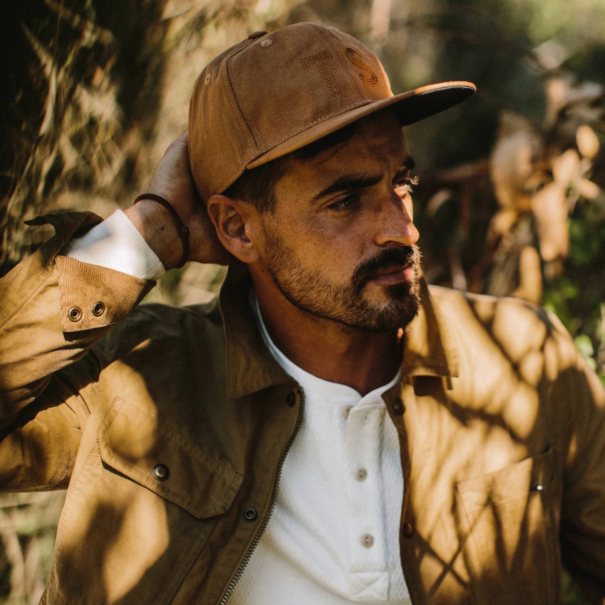 The Ball Cap in Tobacco Boss Duck - Image 2