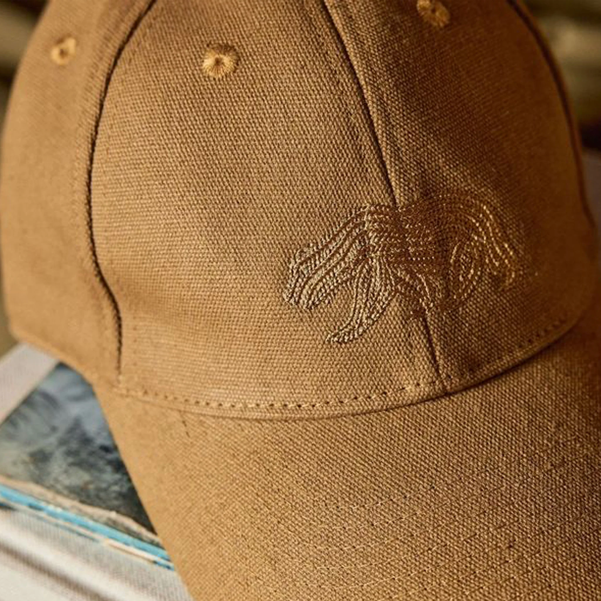 The Ball Cap in Tobacco Canvas - Image 3