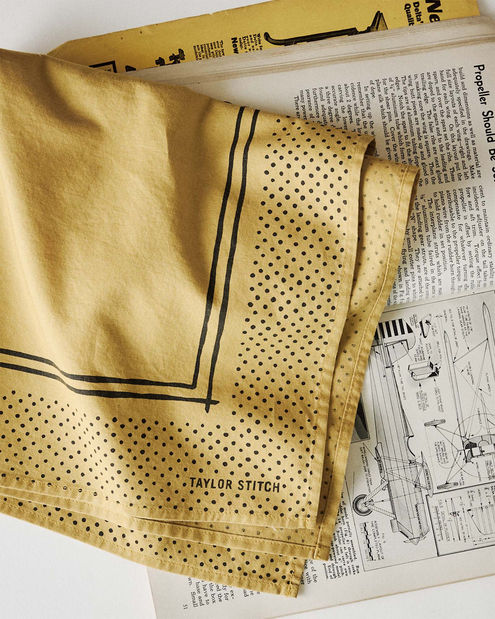 The Bandana in Honey Pindot - Image 2