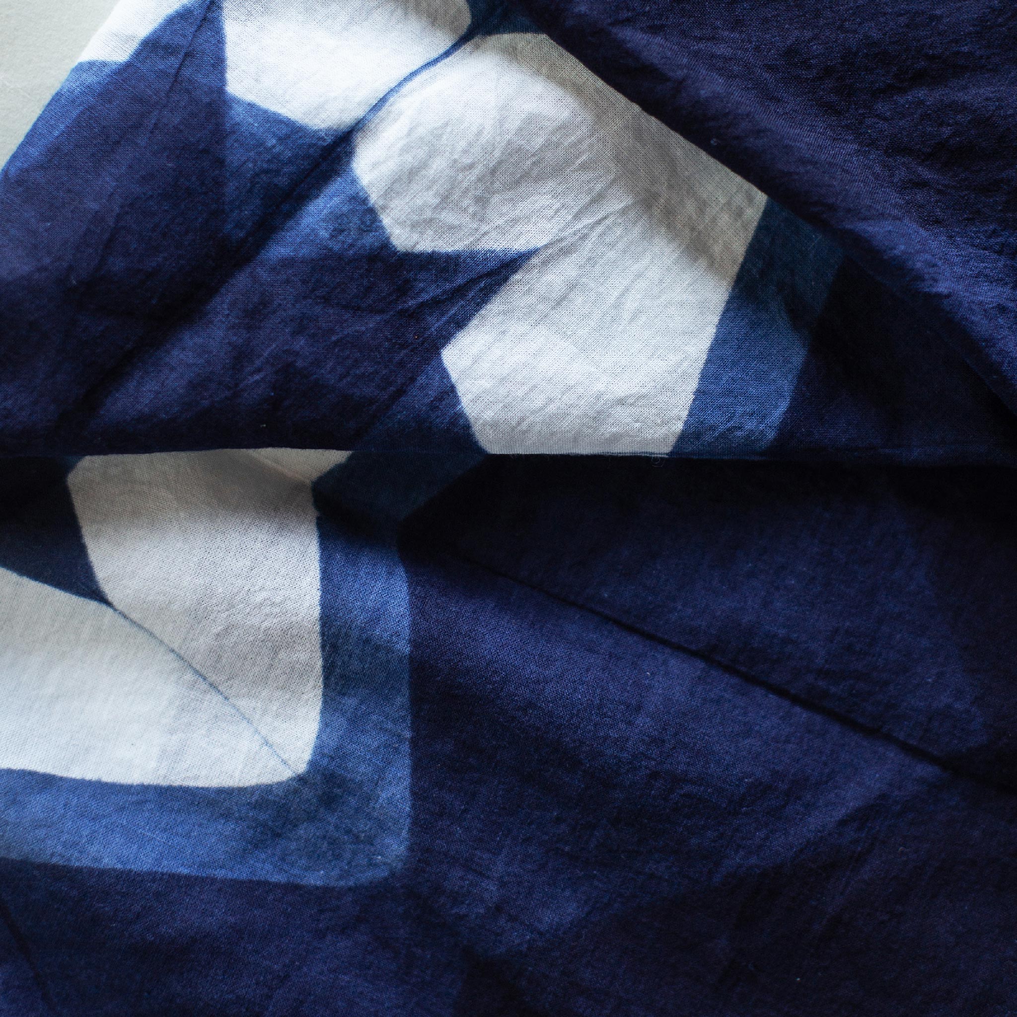 The Bandana in Natural Indigo Geo - Image 3