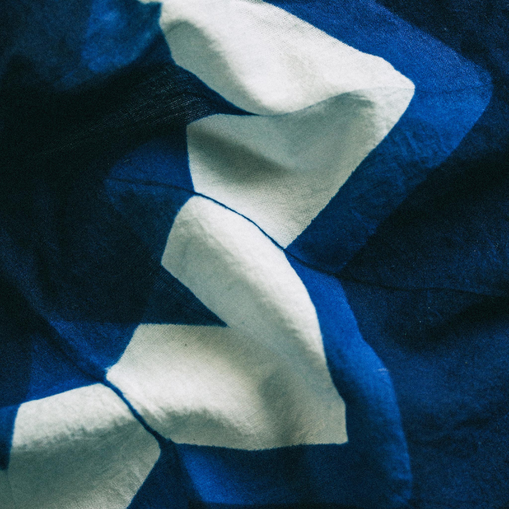 The Bandana in Natural Indigo Geo - Image 4