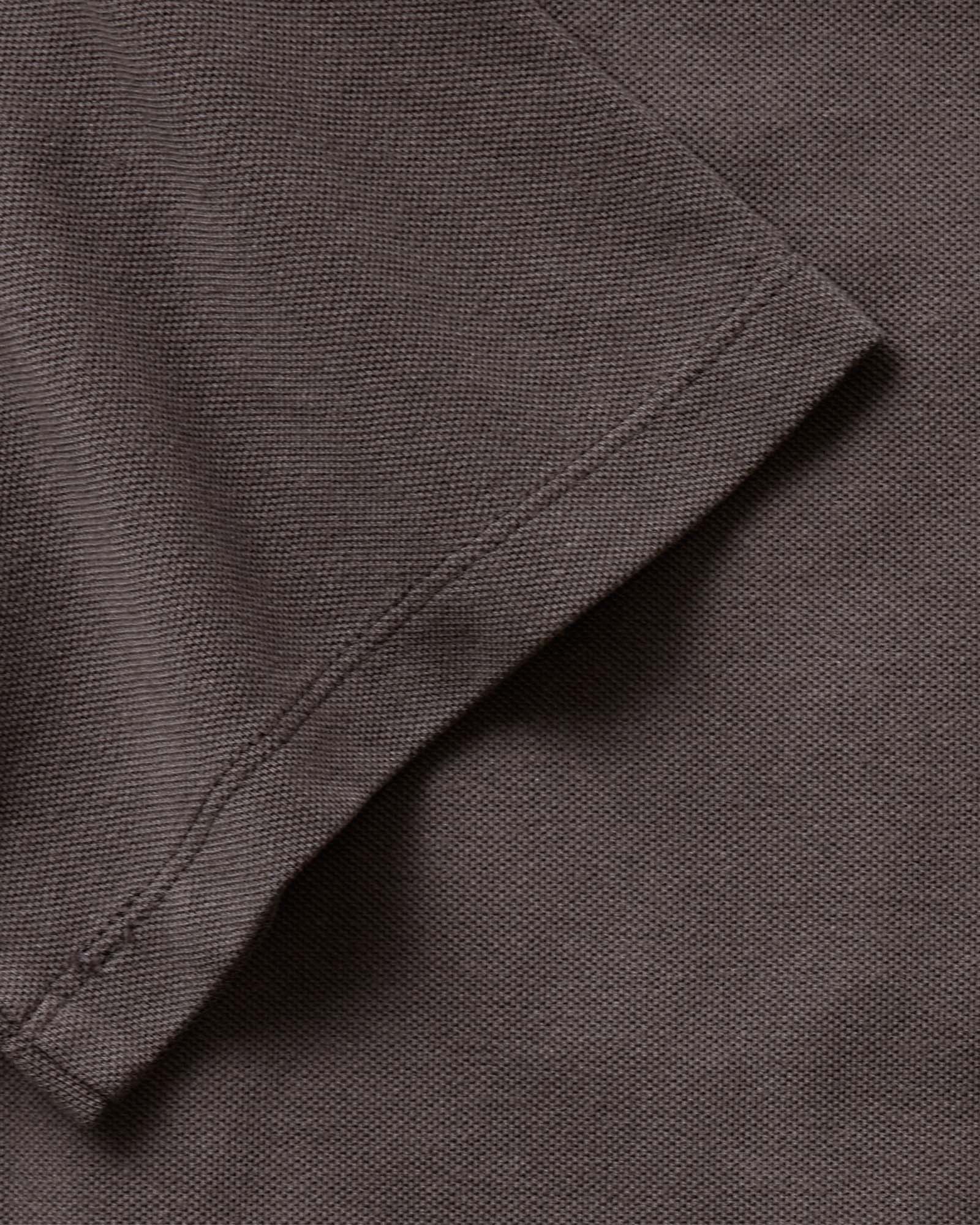 The Cotton Hemp Polo in Asphalt Pique - Image 6