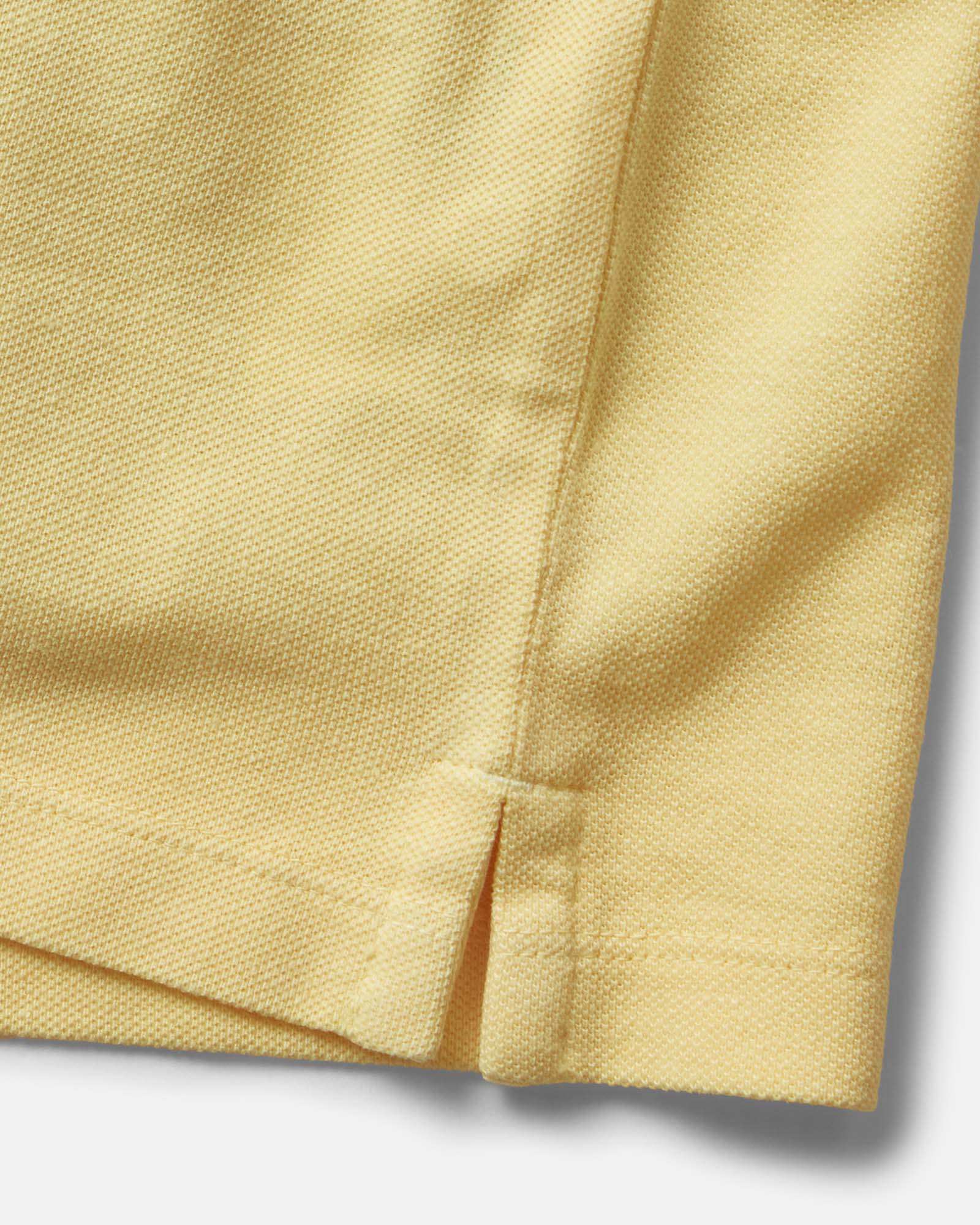 The Cotton Hemp Polo in Straw Pique - Image 7