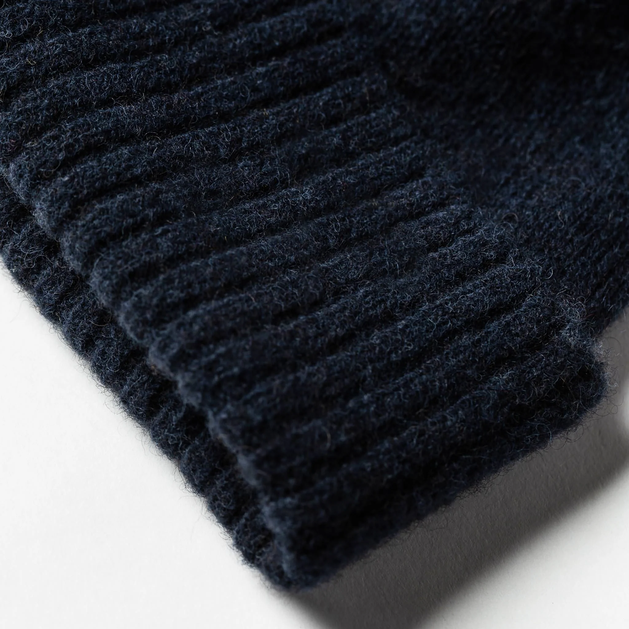 The Beanie in Navy Baby Yak - Image 5