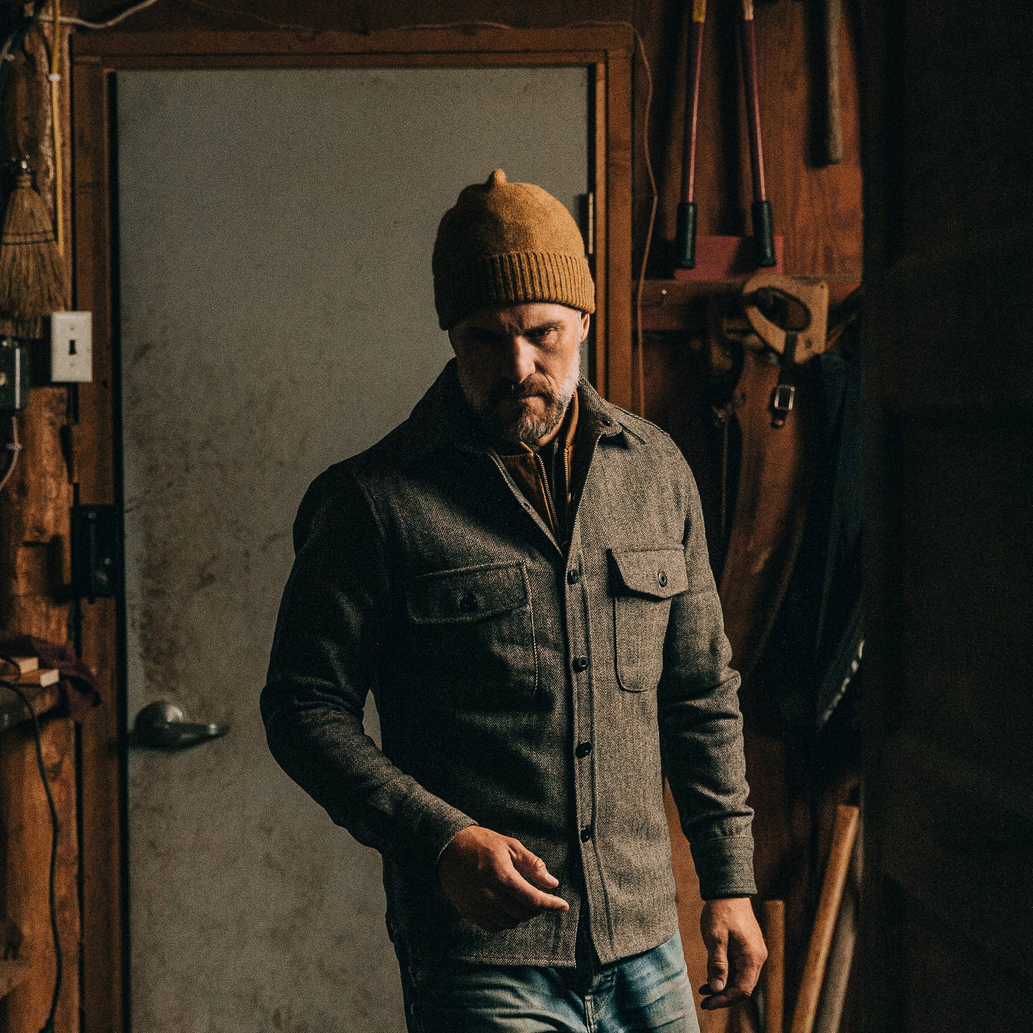 The Beanie in Ochre Baby Yak - Image 2