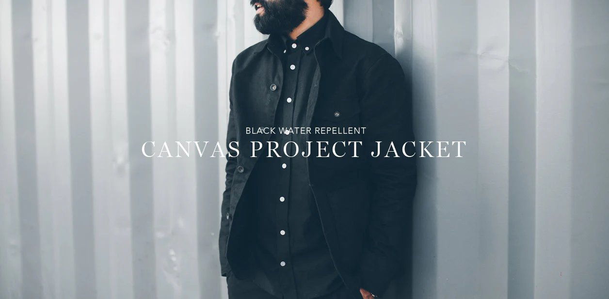 The Project Jacket in Black Water Repellent Canvas - Image 10