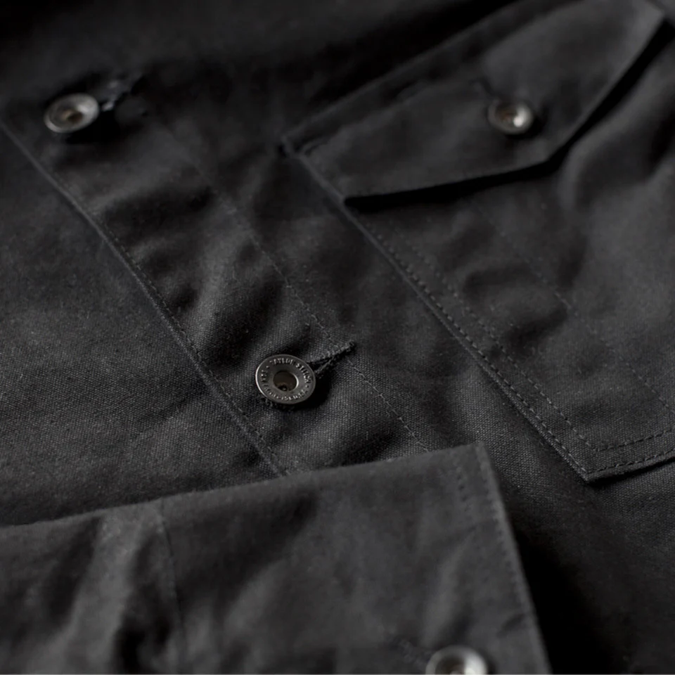 The Project Jacket in Black Water Repellent Canvas - Image 3
