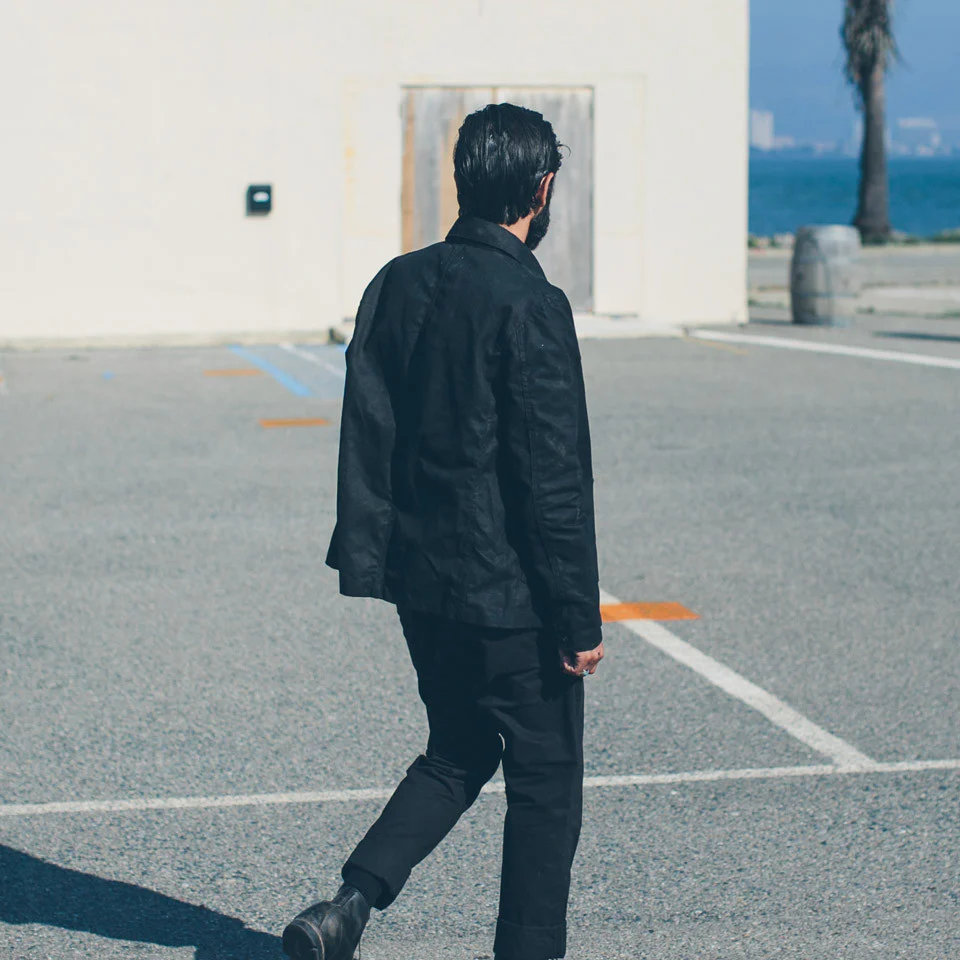 The Project Jacket in Black Water Repellent Canvas - Image 6