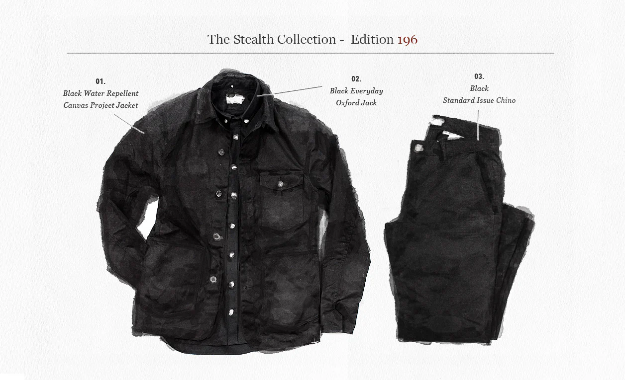 The Project Jacket in Black Water Repellent Canvas - Image 8