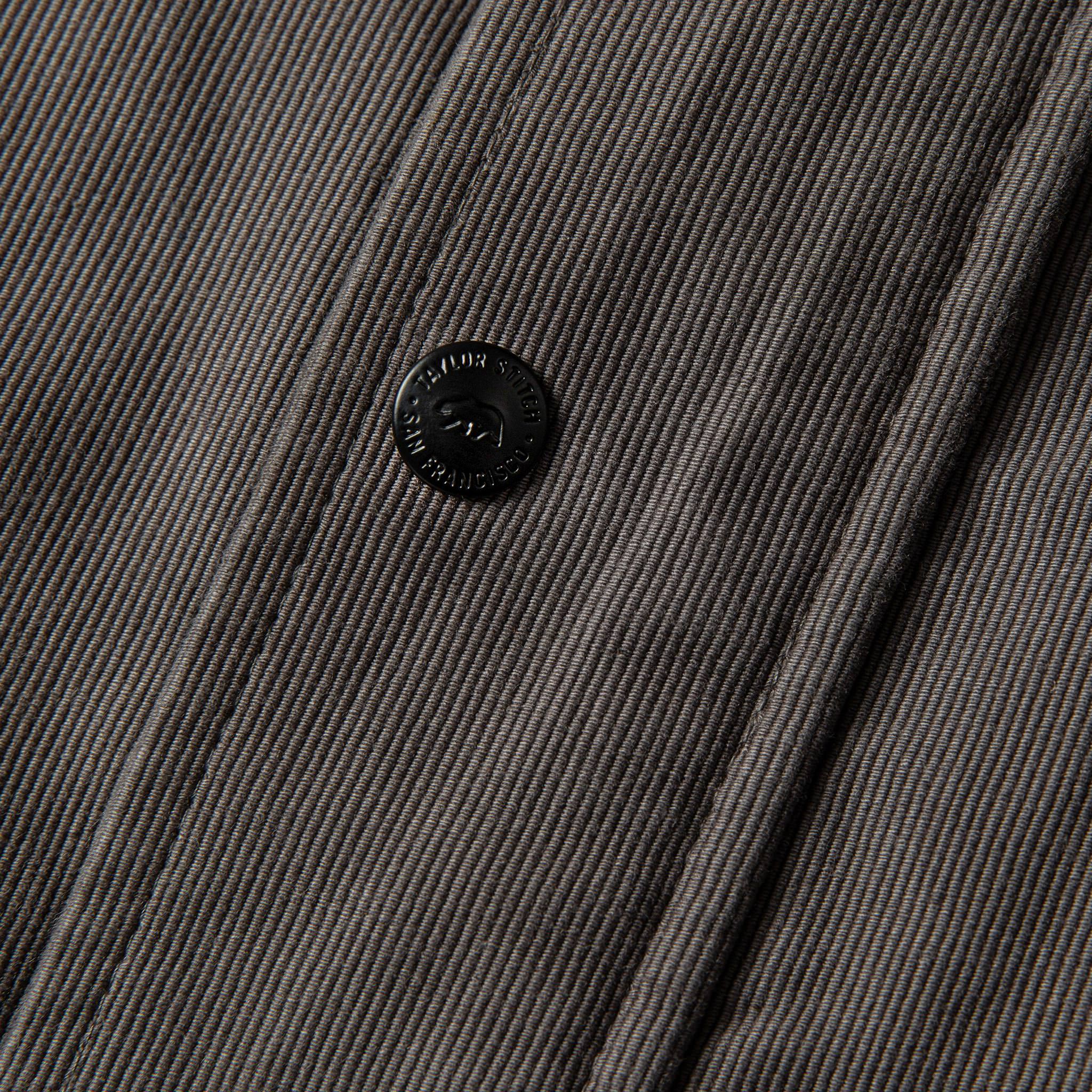 The Bomber Jacket in Charcoal Jungle Cloth - Image 8