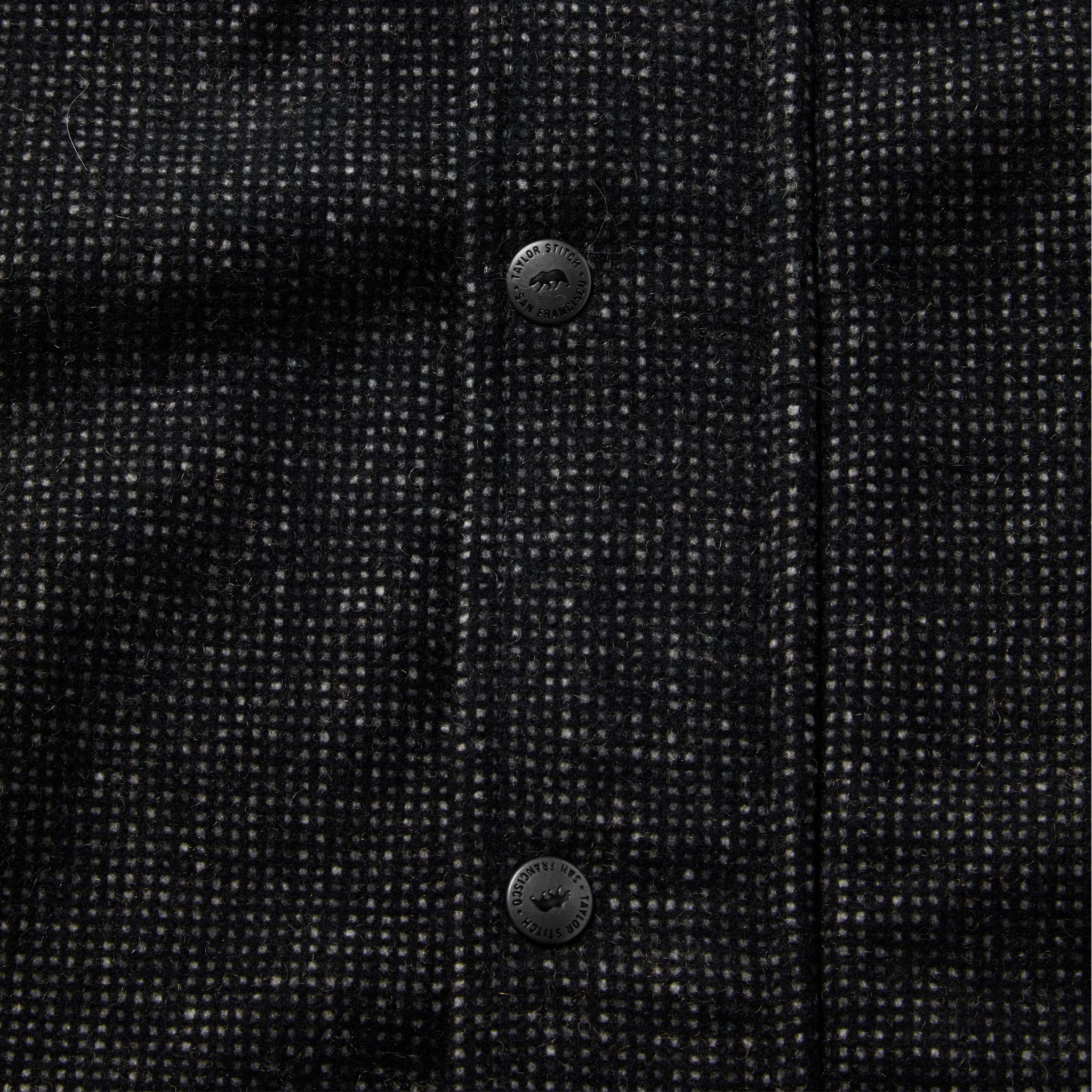The Bomber Jacket in Charcoal Wool - Image 7