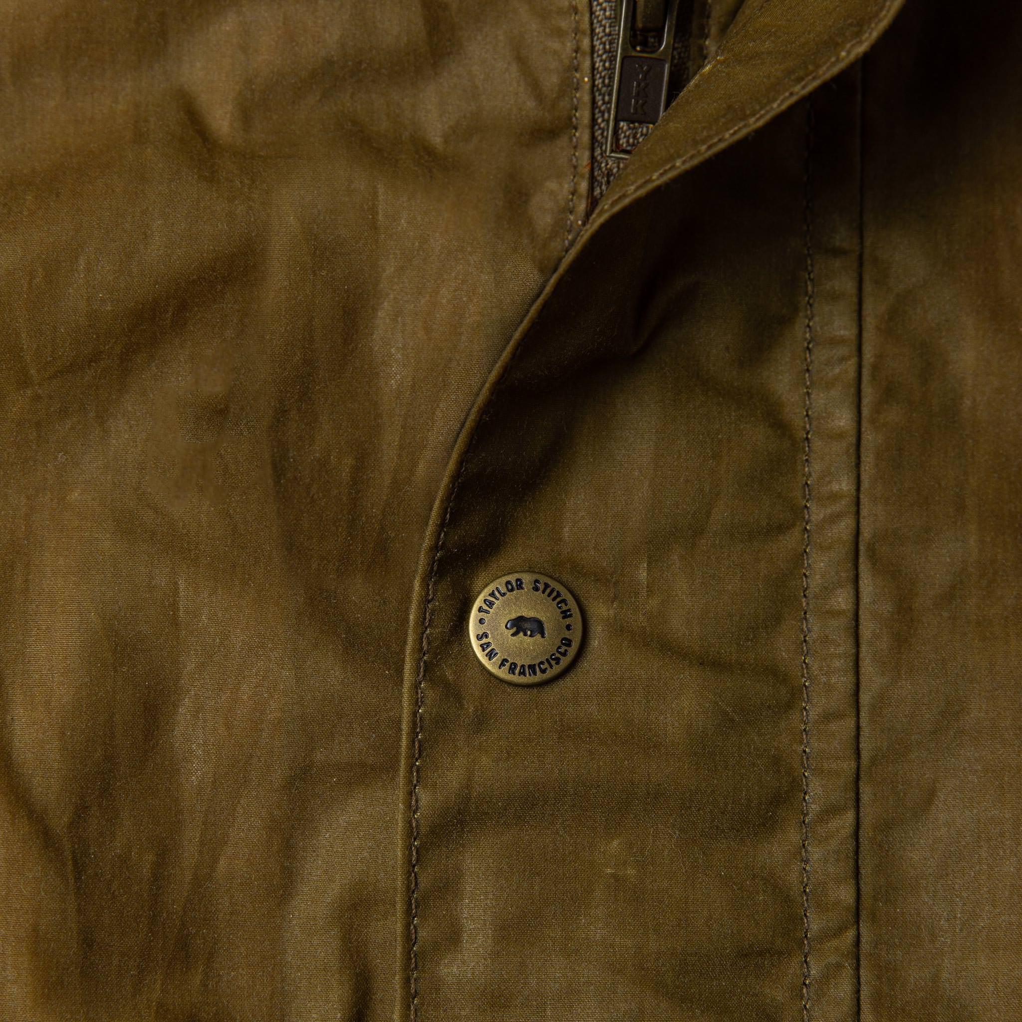 The Bomber Jacket in Field Tan Wax Canvas - Image 8