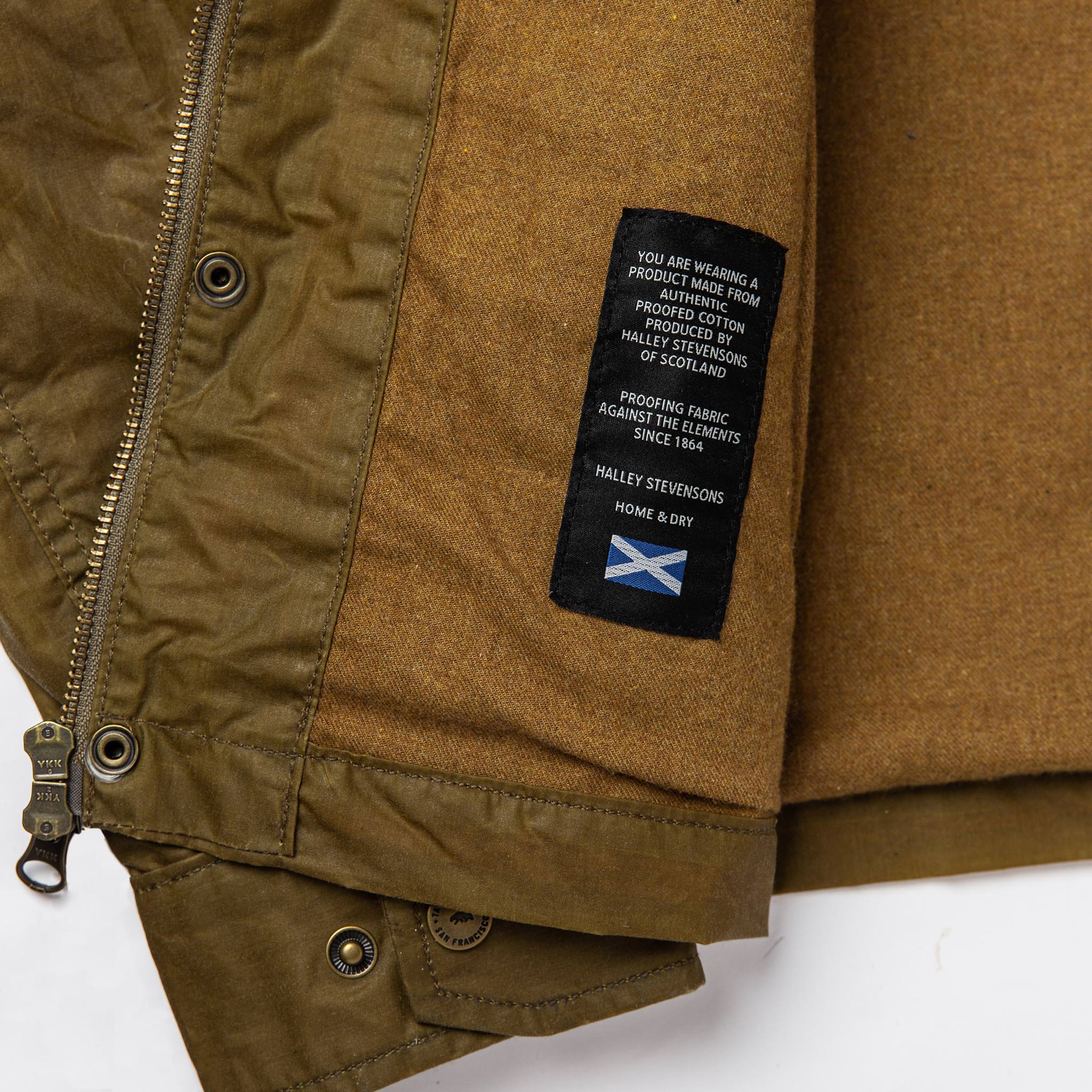 The Bomber Jacket in Field Tan Wax Canvas - Image 9