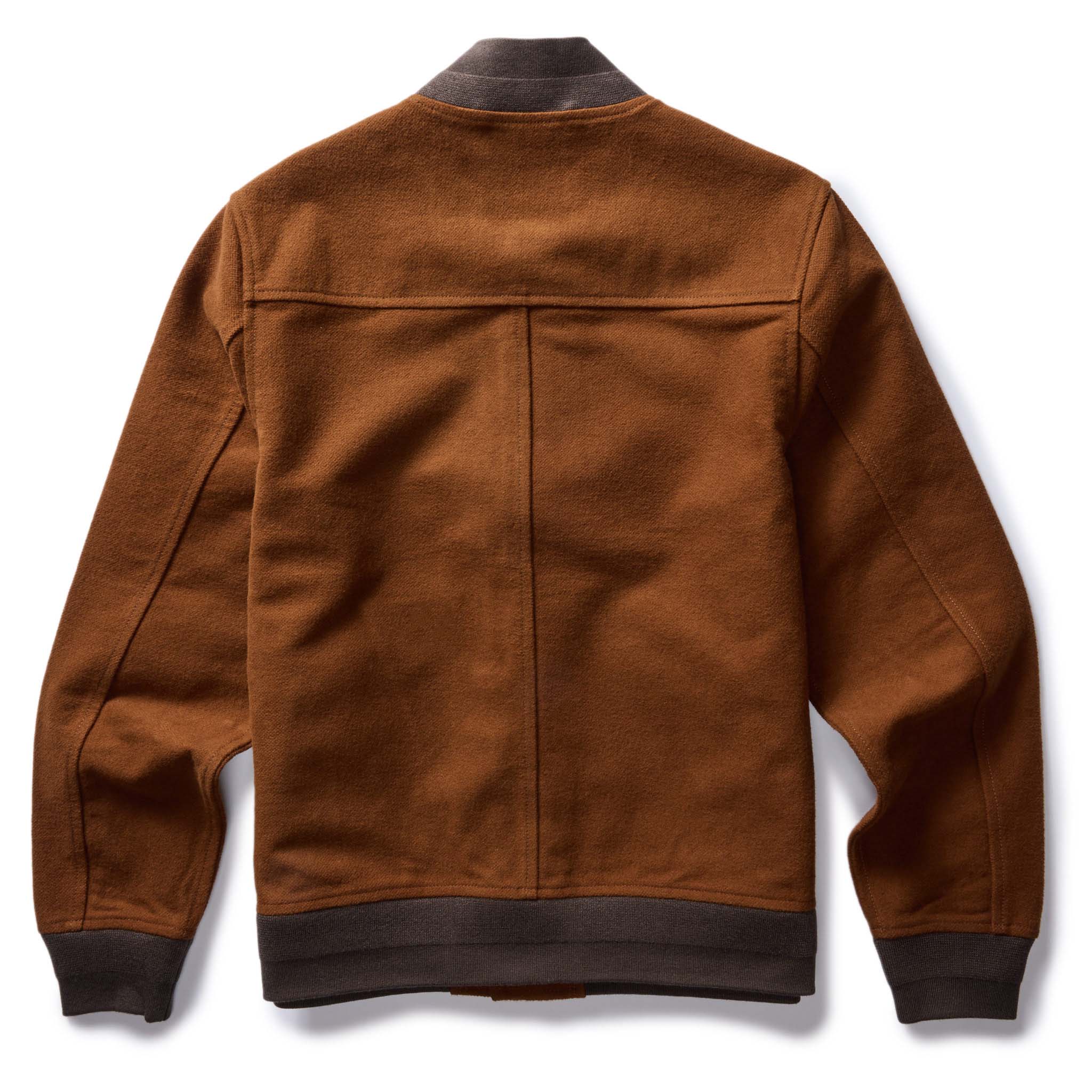 The Bomber Jacket in Tarnished Copper Moleskin - Image 7