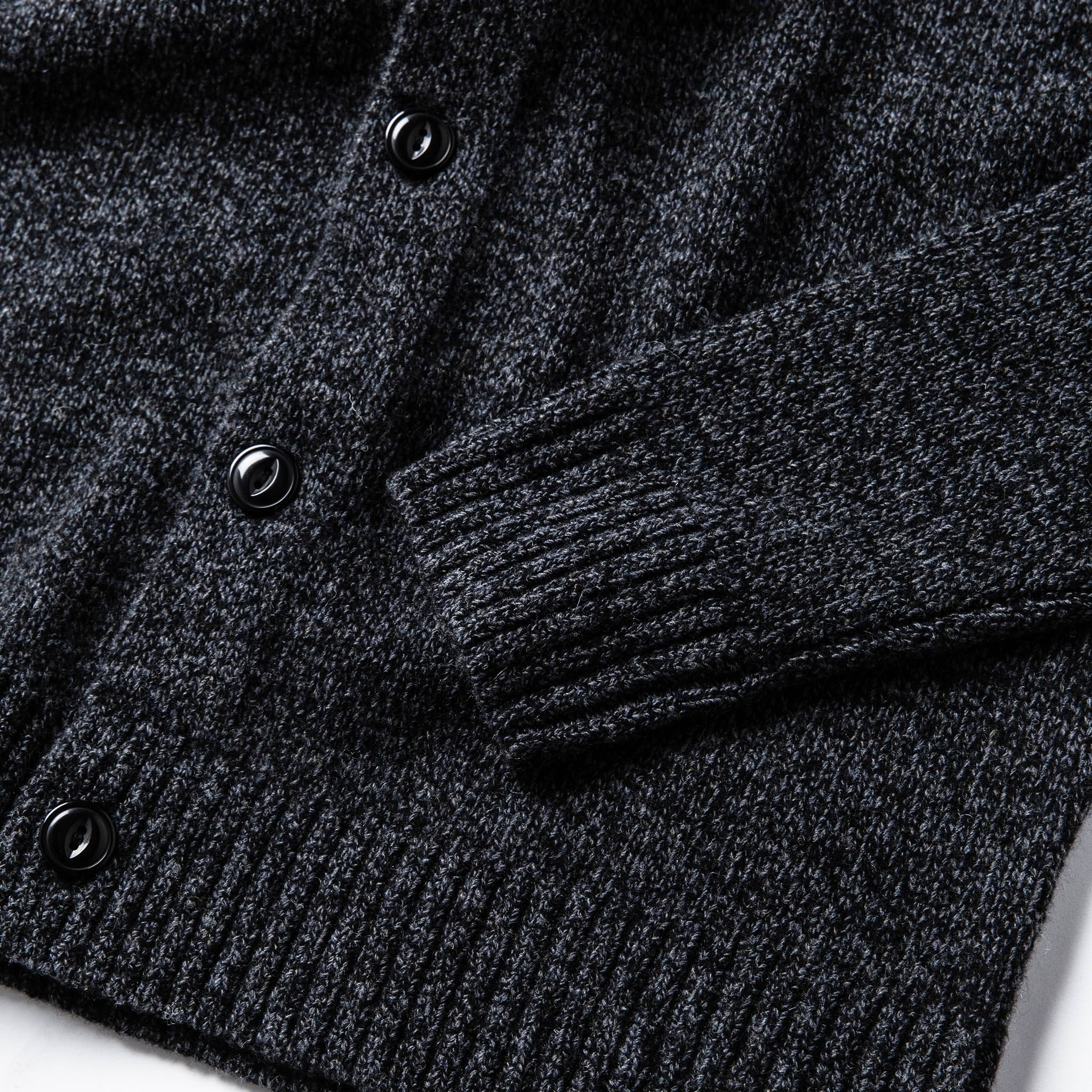 The Bomber Sweater in Black Sesame - Image 7