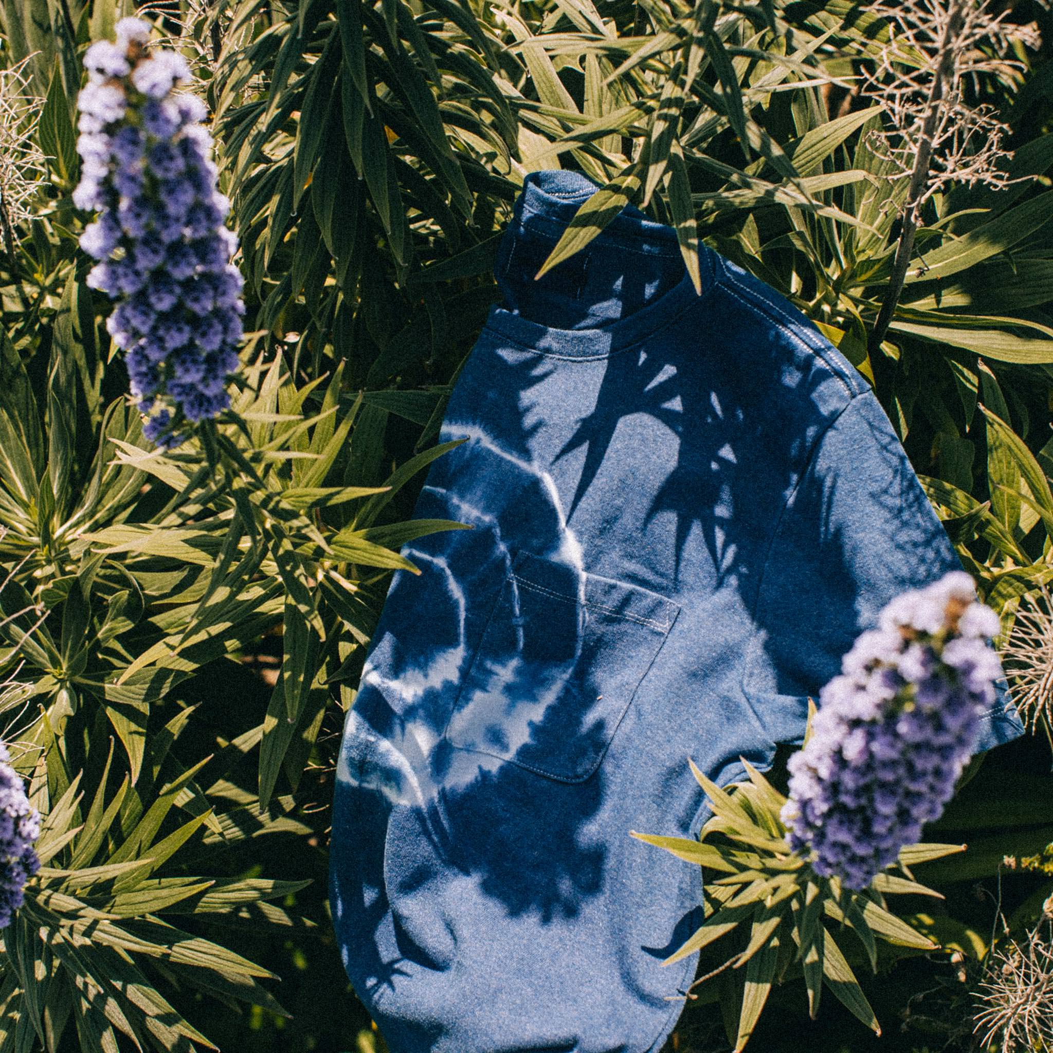 The Botanical Dye Tee in Indigo - Image 2
