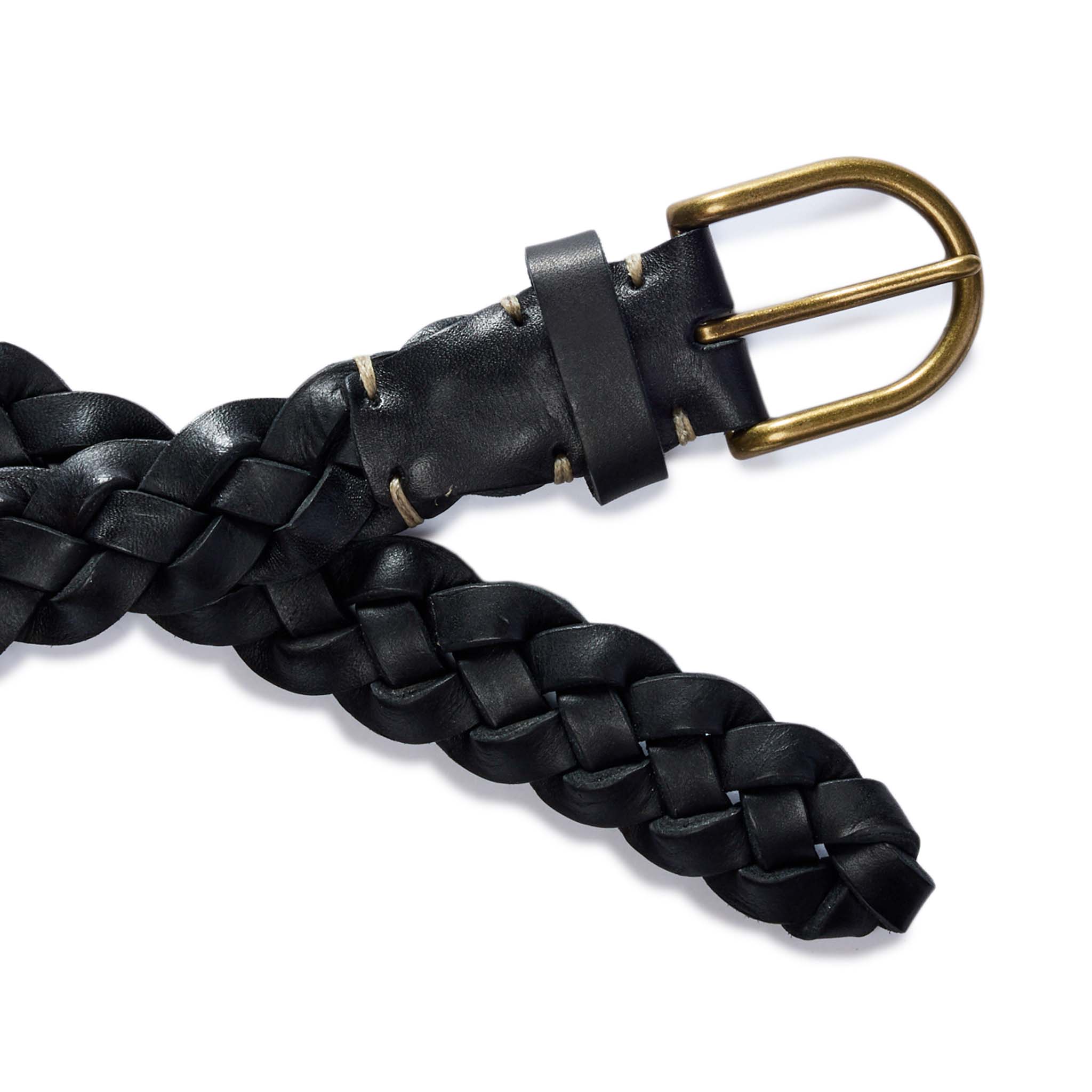 The Braided Belt in Black - Image 4
