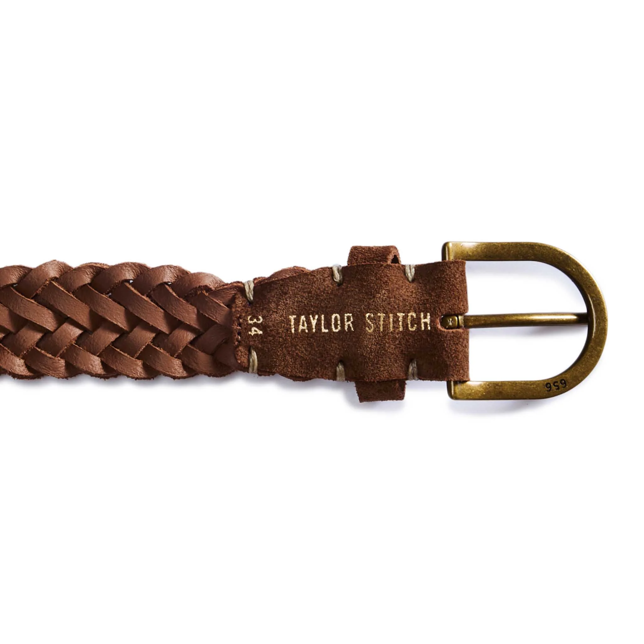 The Braided Belt in Tan Suede - Image 5