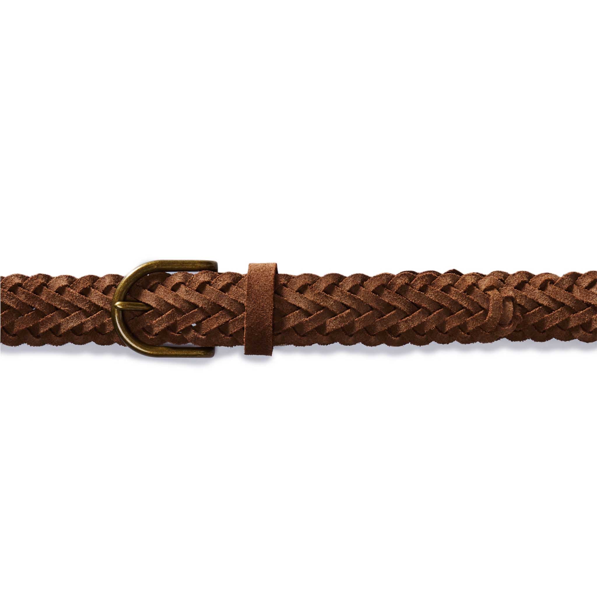 The Braided Belt in Tan Suede - Image 6