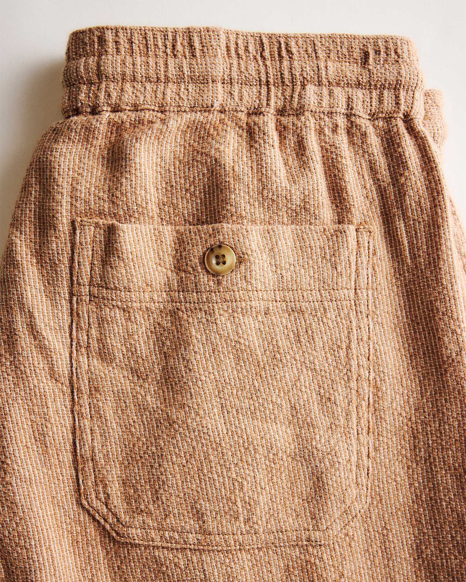 The Breakwater Pant in Chili Stripe Linen - Image 8