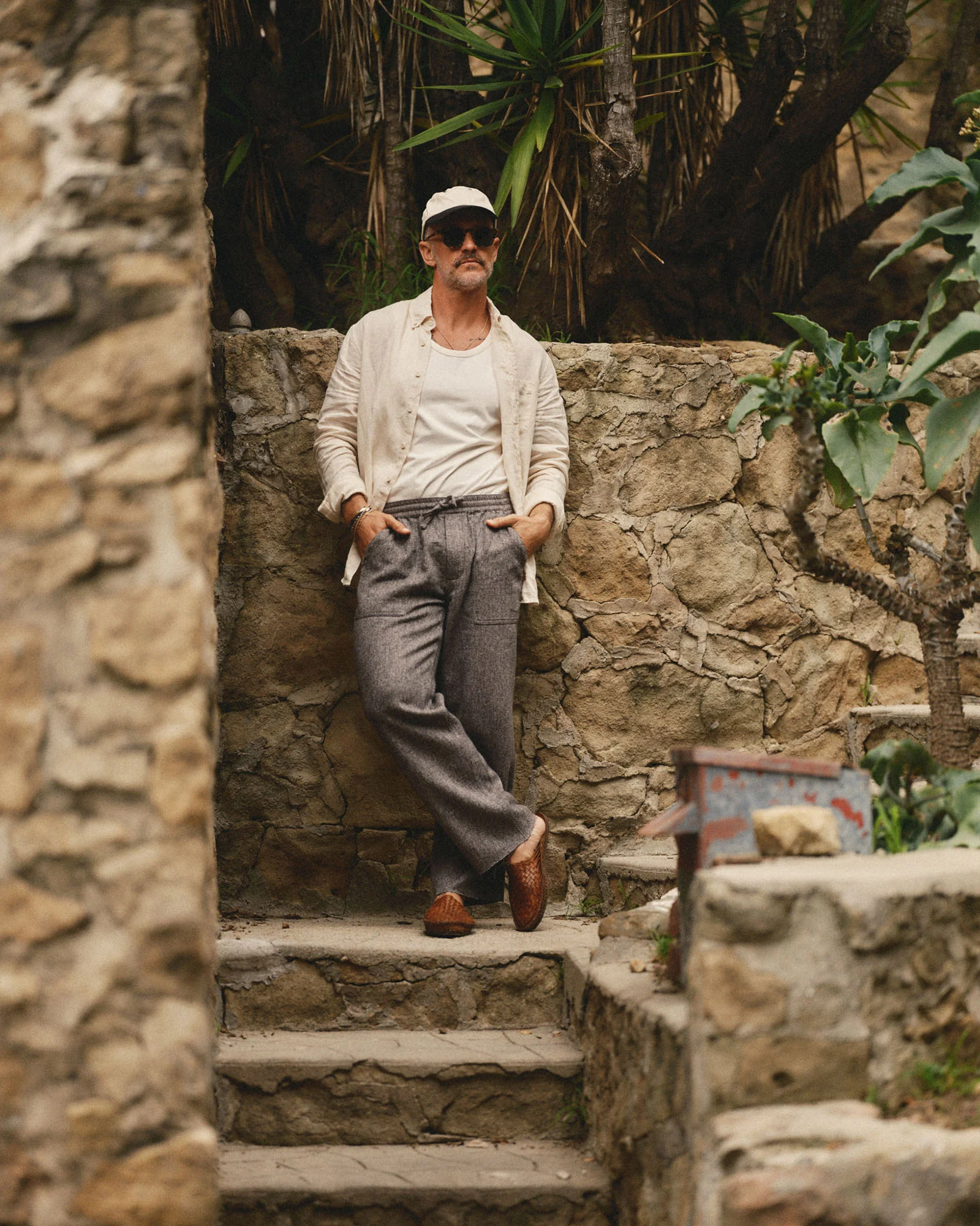 The Breakwater Pant in Grey Marl Hemp - Image 3