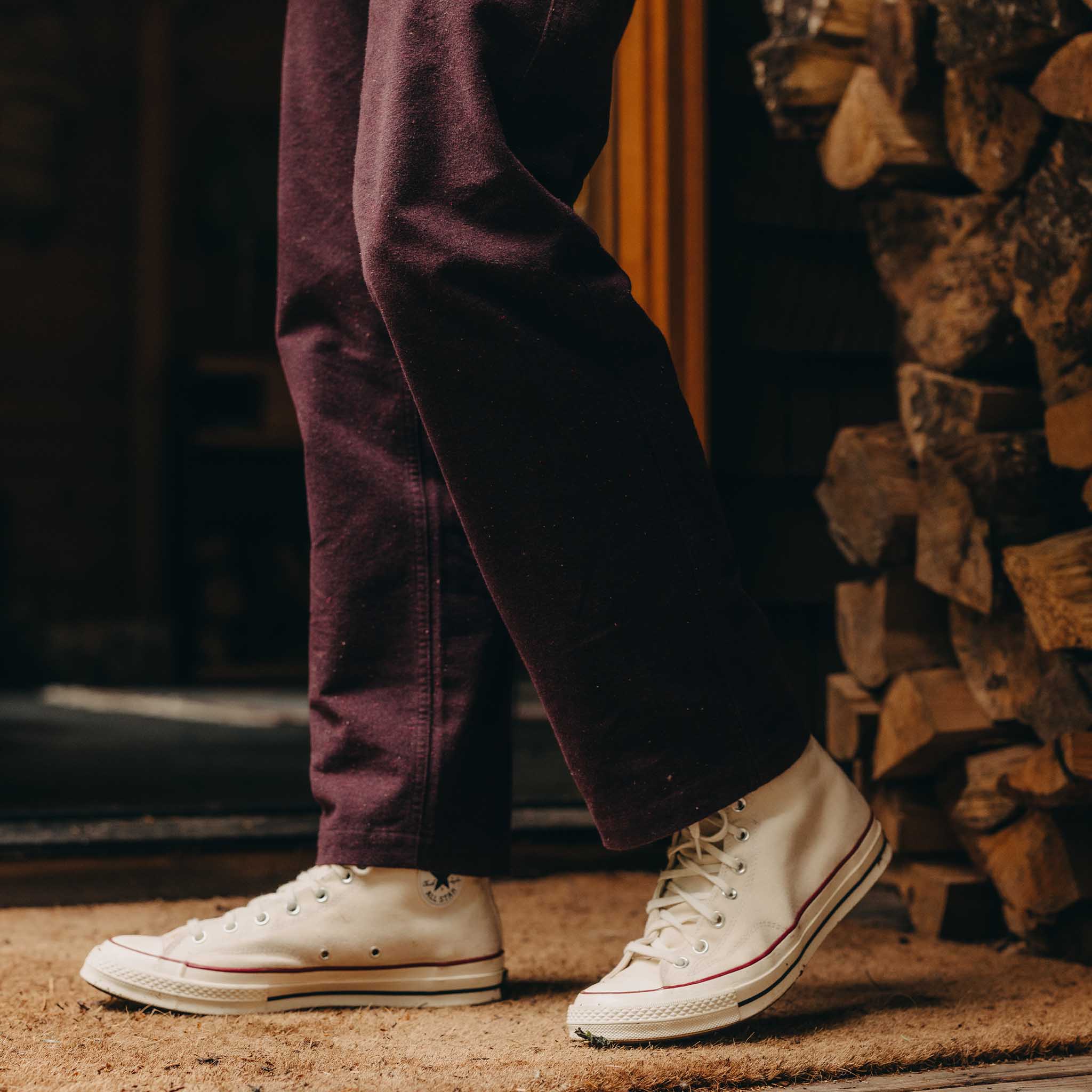 The Breakwater Pant in Nutmeg Donegal - Image 4