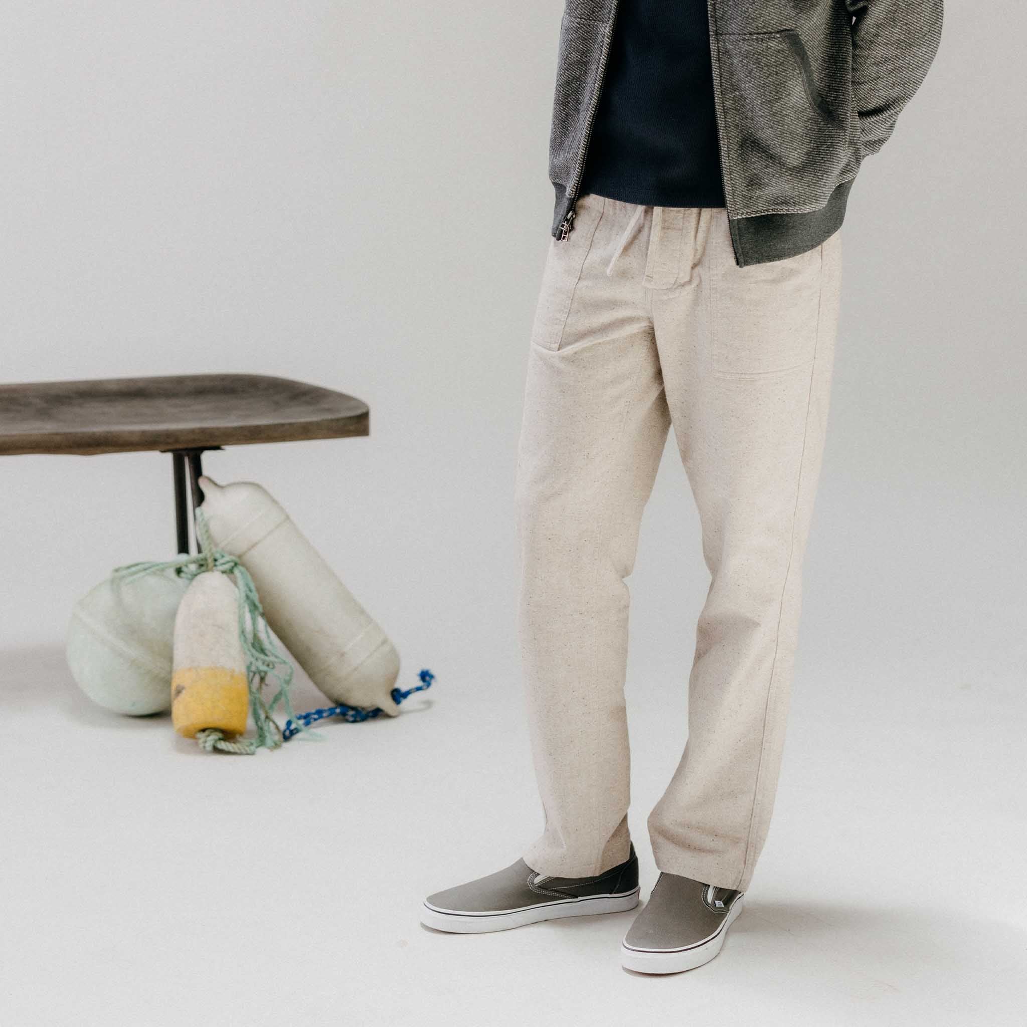 The Breakwater Pant in Oat Donegal - Image 3