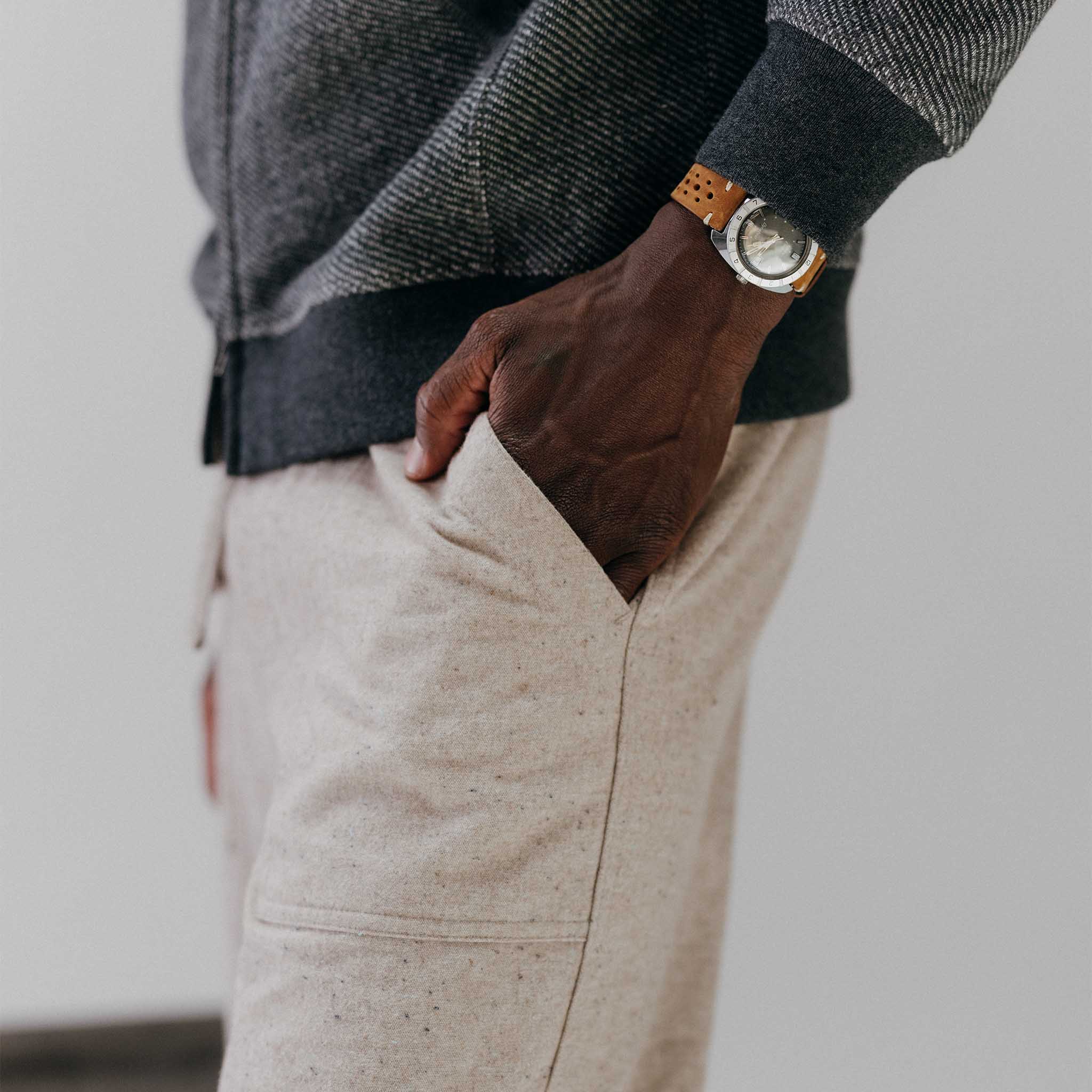 The Breakwater Pant in Oat Donegal - Image 4