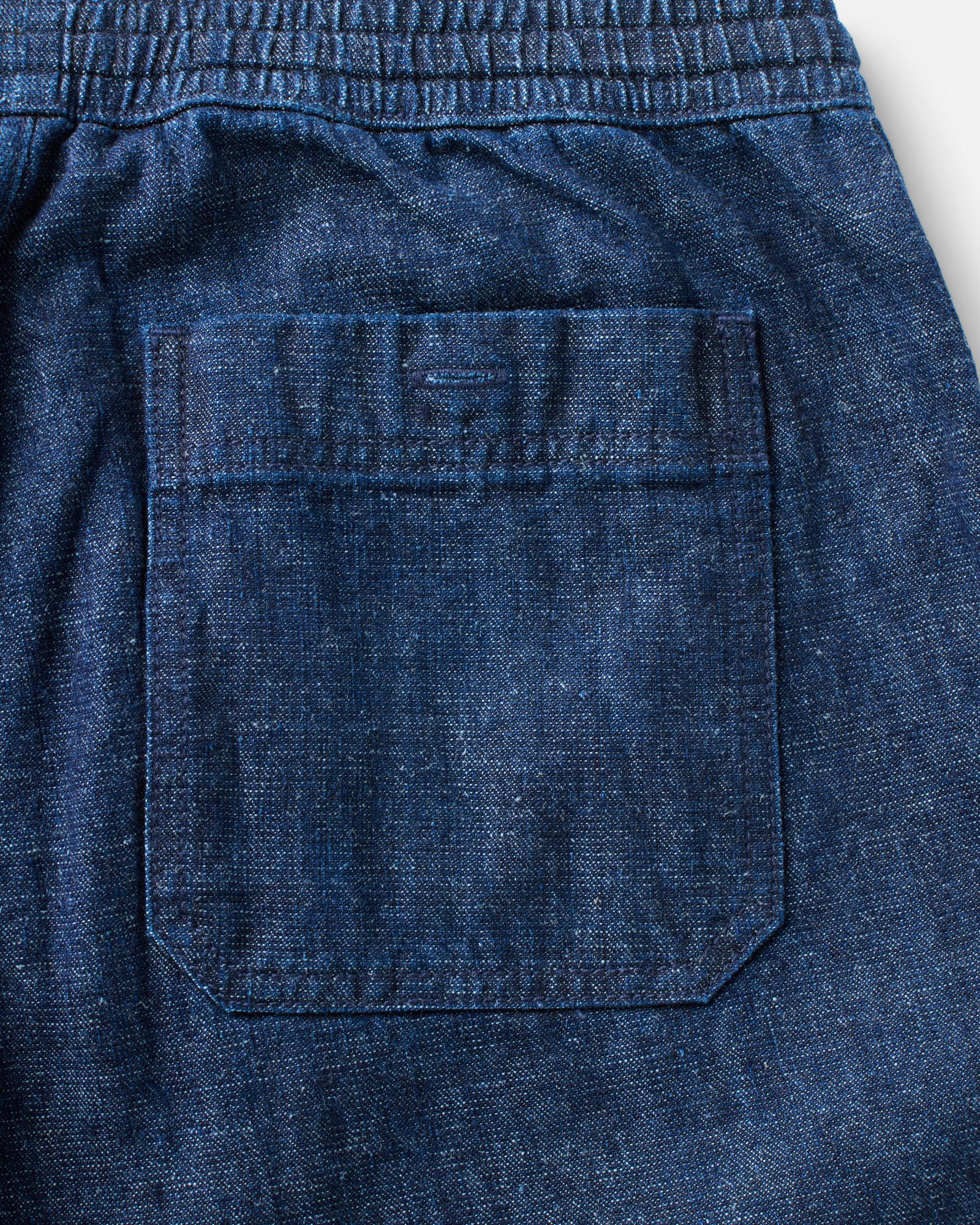 The Breakwater Pant in Rinsed Indigo Hemp Denim - Image 8