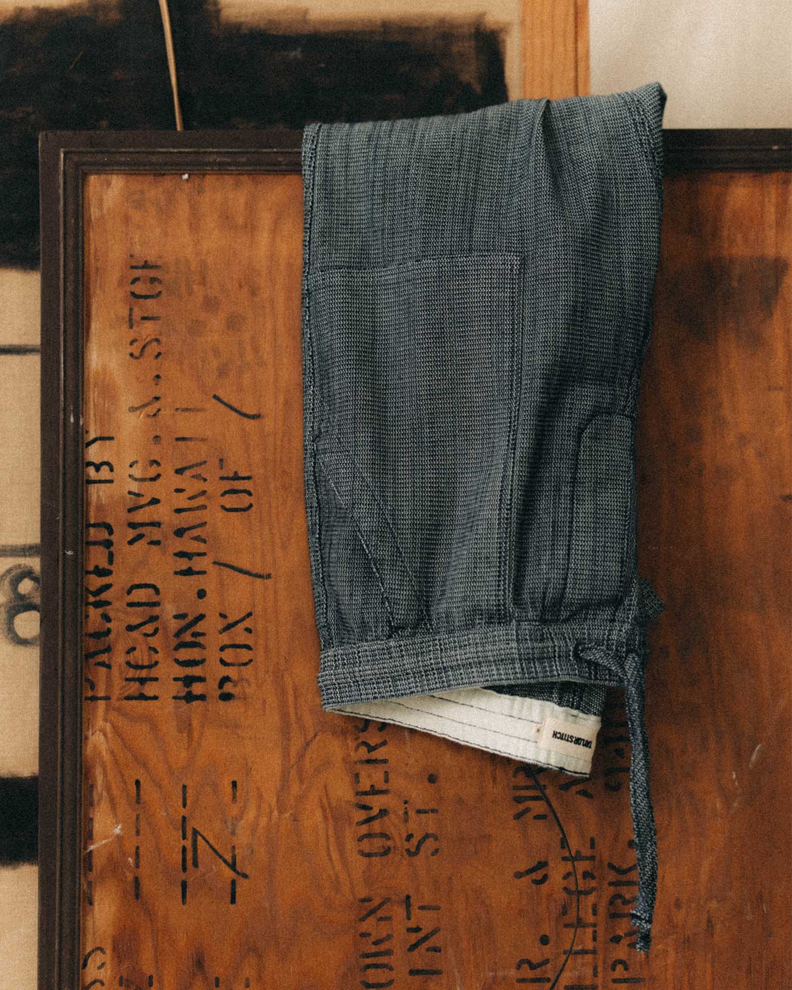 The Breakwater Pant in Rinsed Indigo Stripe - Image 6