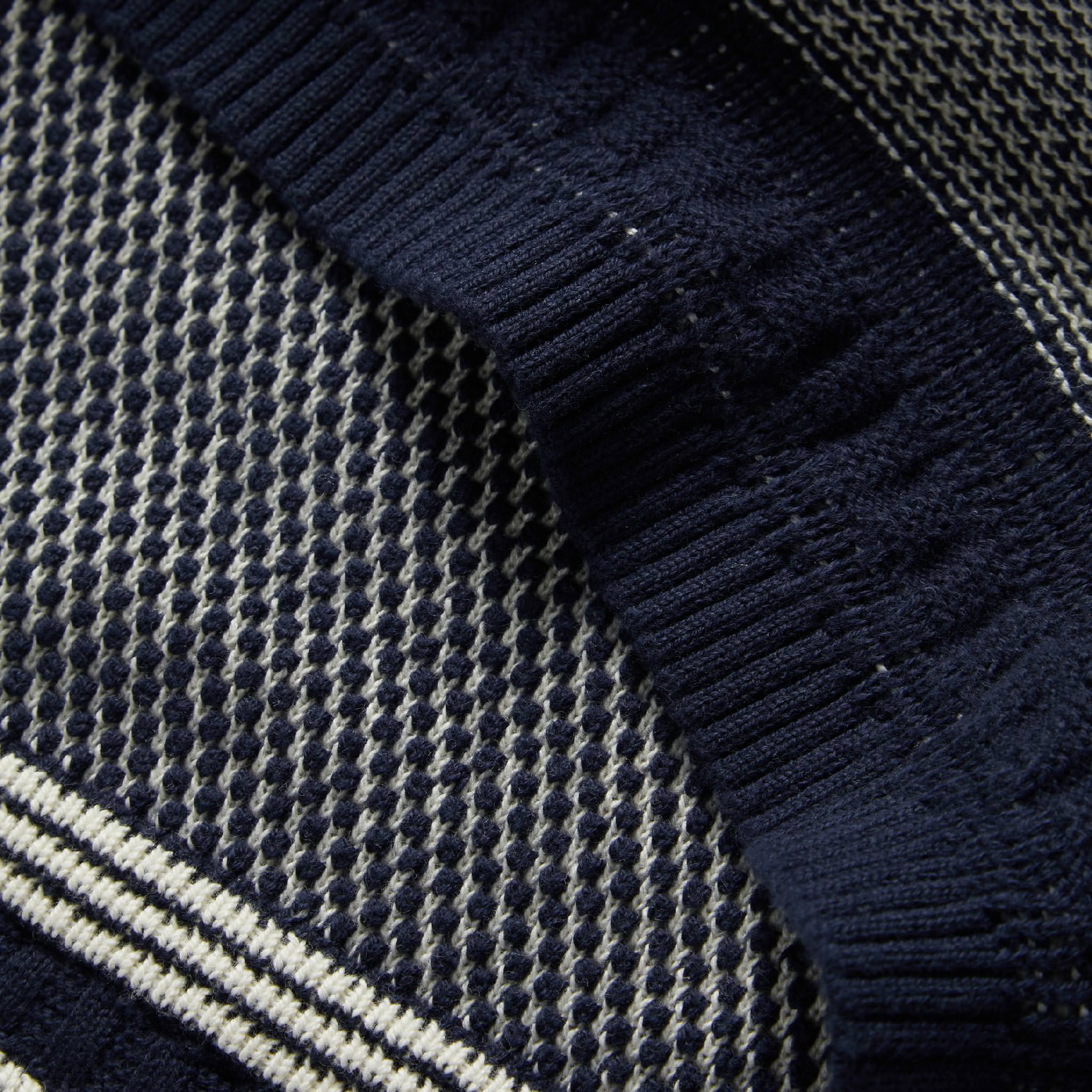 The Brume Sweater in Navy Birdseye - Image 7