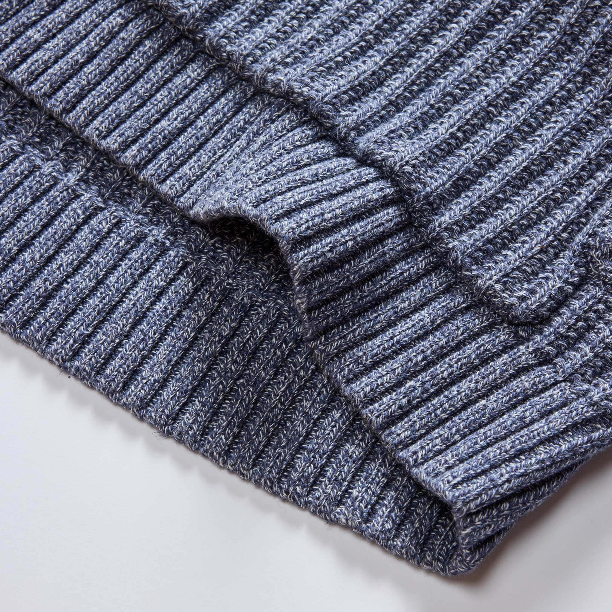 The Bryan Pullover Sweater in Blue Melange - Image 7