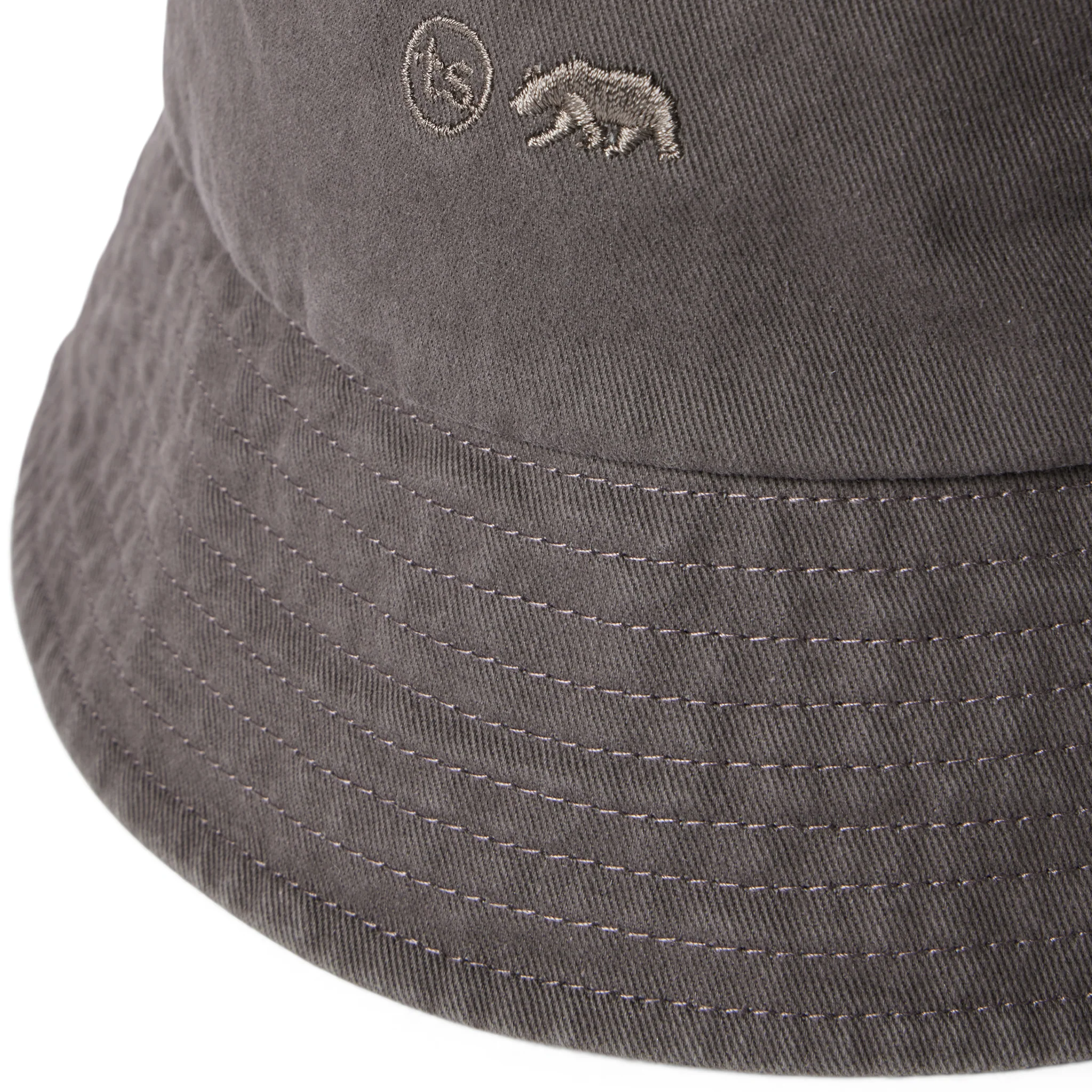 The Bucket Hat in Washed Taupe Twill - Image 6