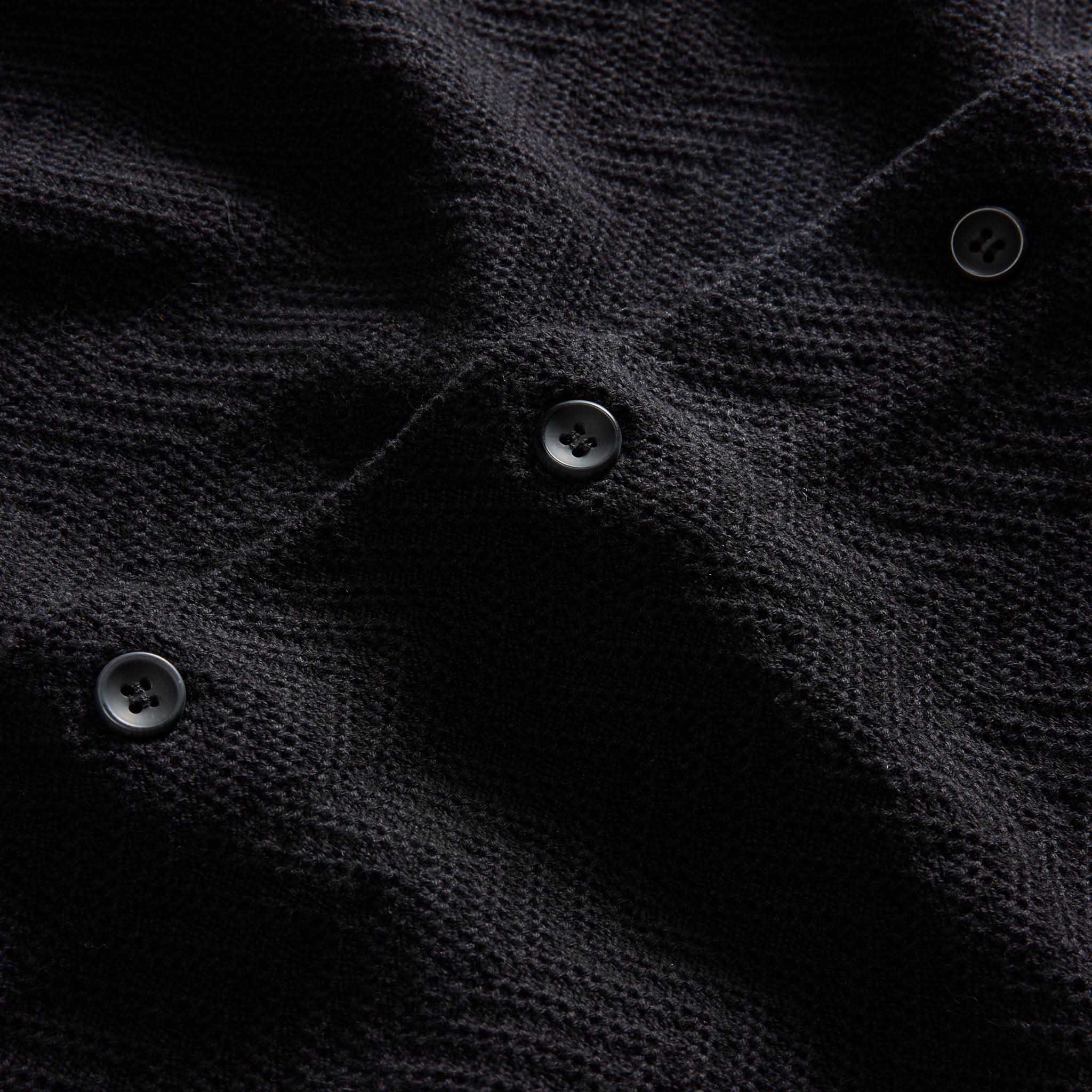 The Button Down Polo in Coal Herringbone - Image 6