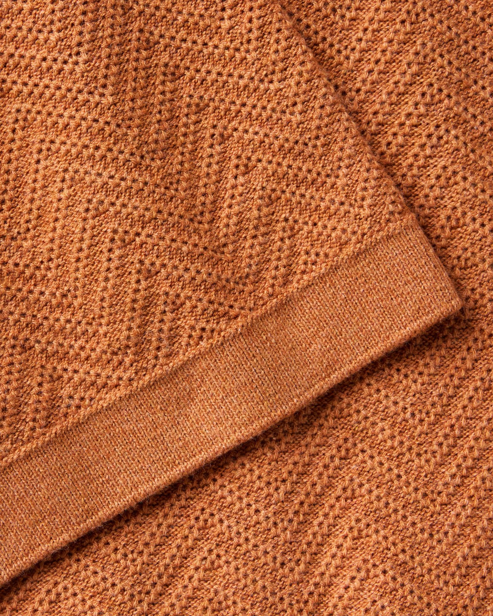 The Button Down Polo in Desert Herringbone - Image 5