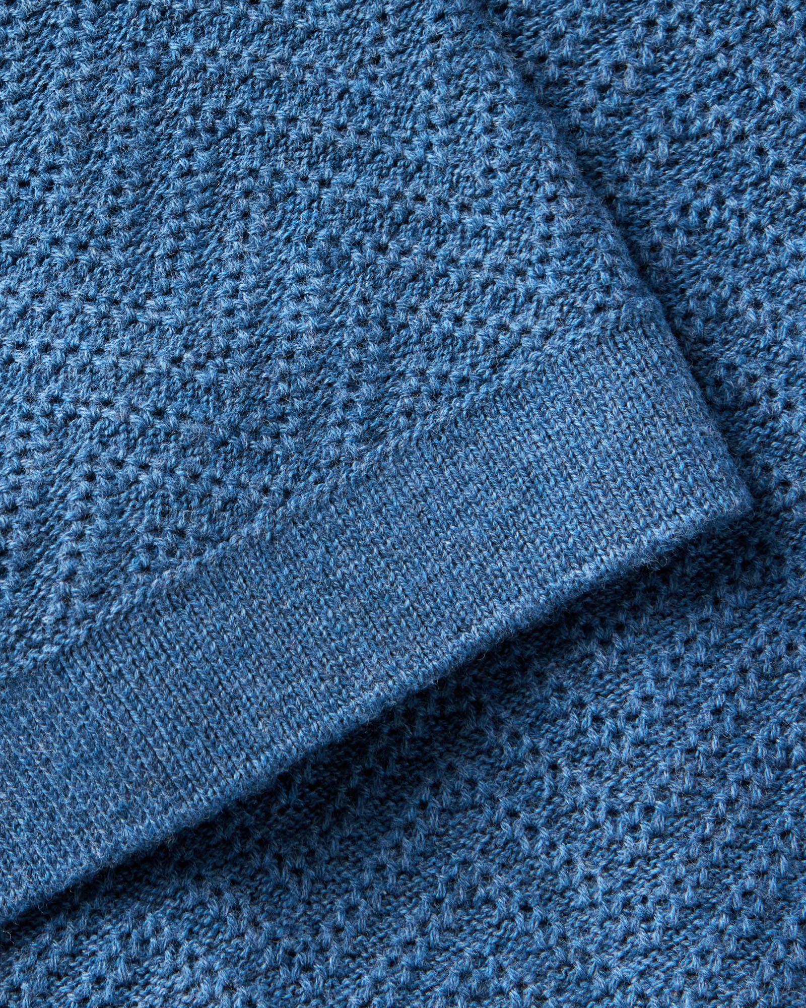 The Button Down Polo in Gulf Stream Herringbone - Image 5
