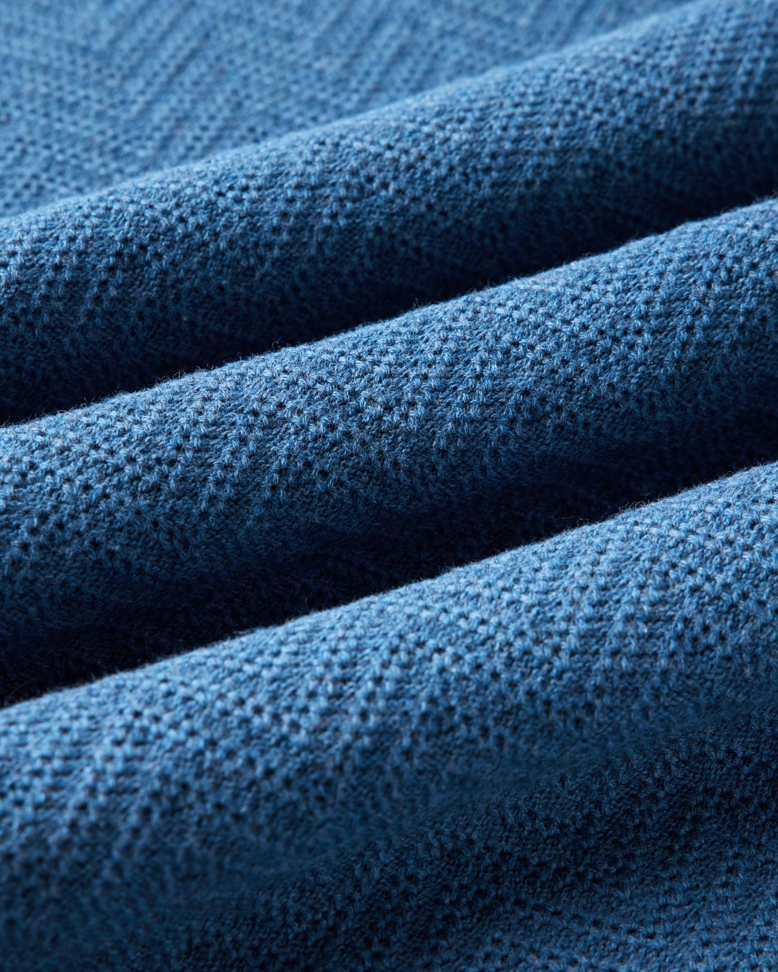 The Button Down Polo in Gulf Stream Herringbone - Image 6