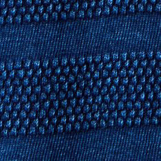 The Bywater Polo in Rinsed Indigo Knit Stripe - Image 7