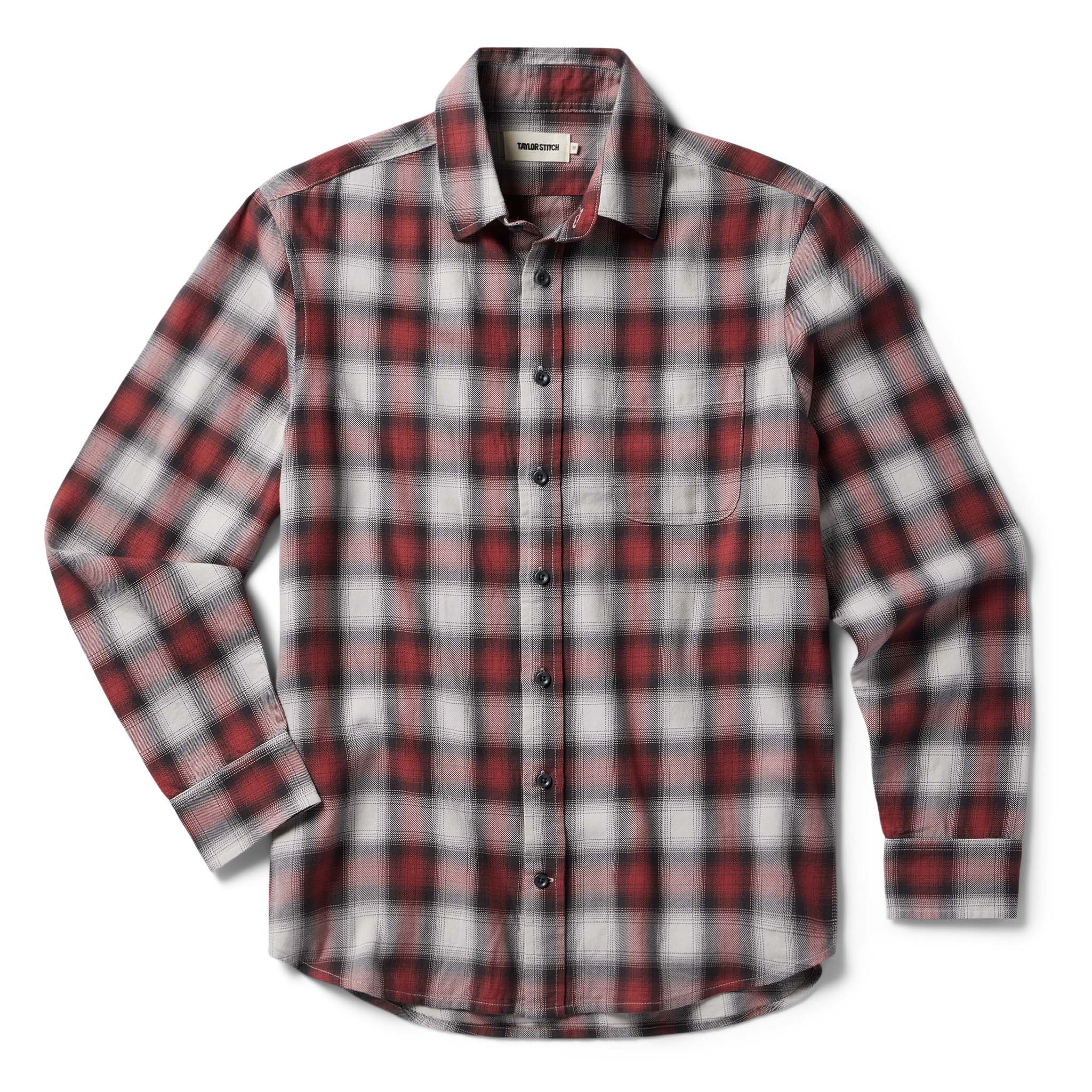 The California in Brick Plaid Ombre Twill - Image 7