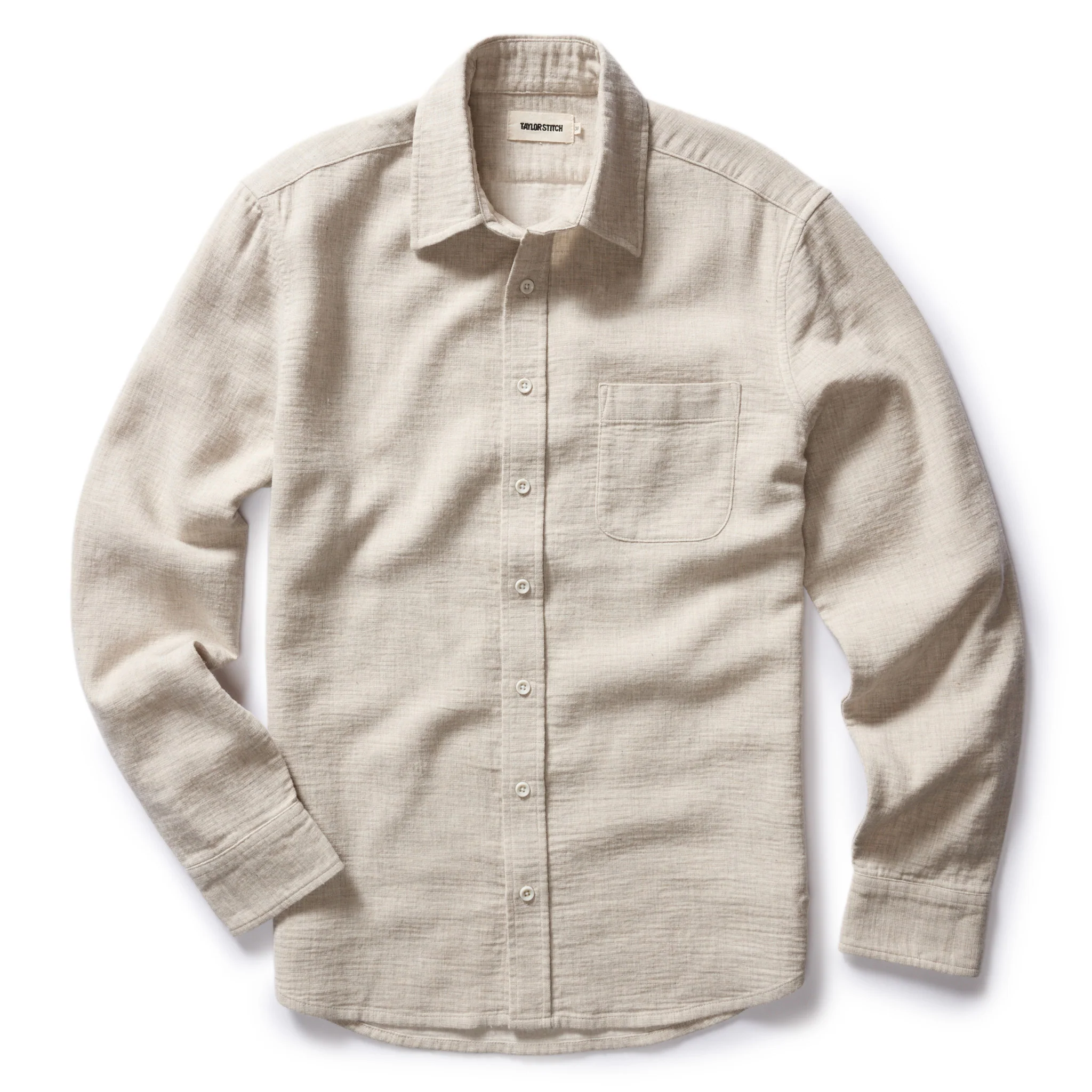 The California in Oat Heather Double Cloth - Image 5