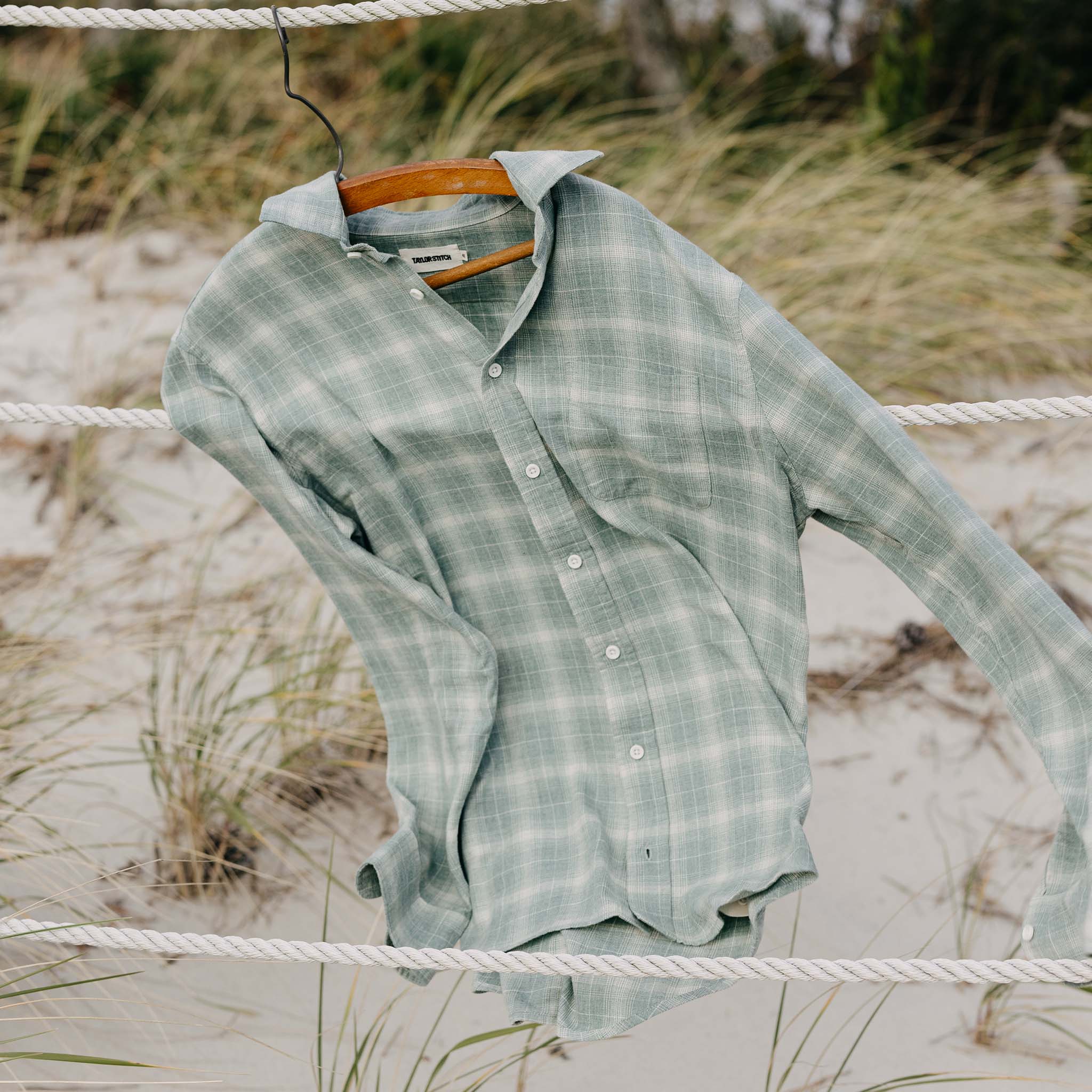 The California in Sea Moss Plaid - Image 4