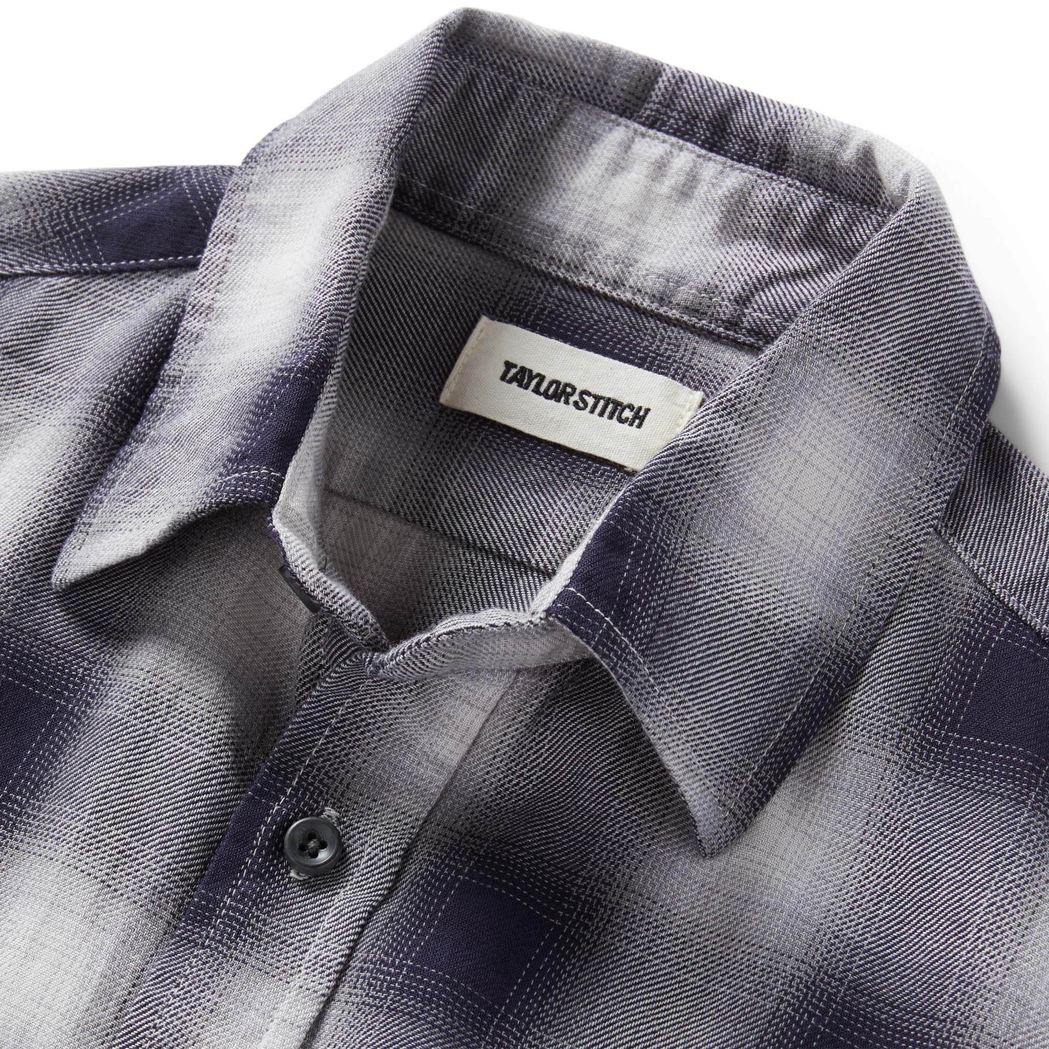 The California in Storm Plaid Ombre Twill - Image 5