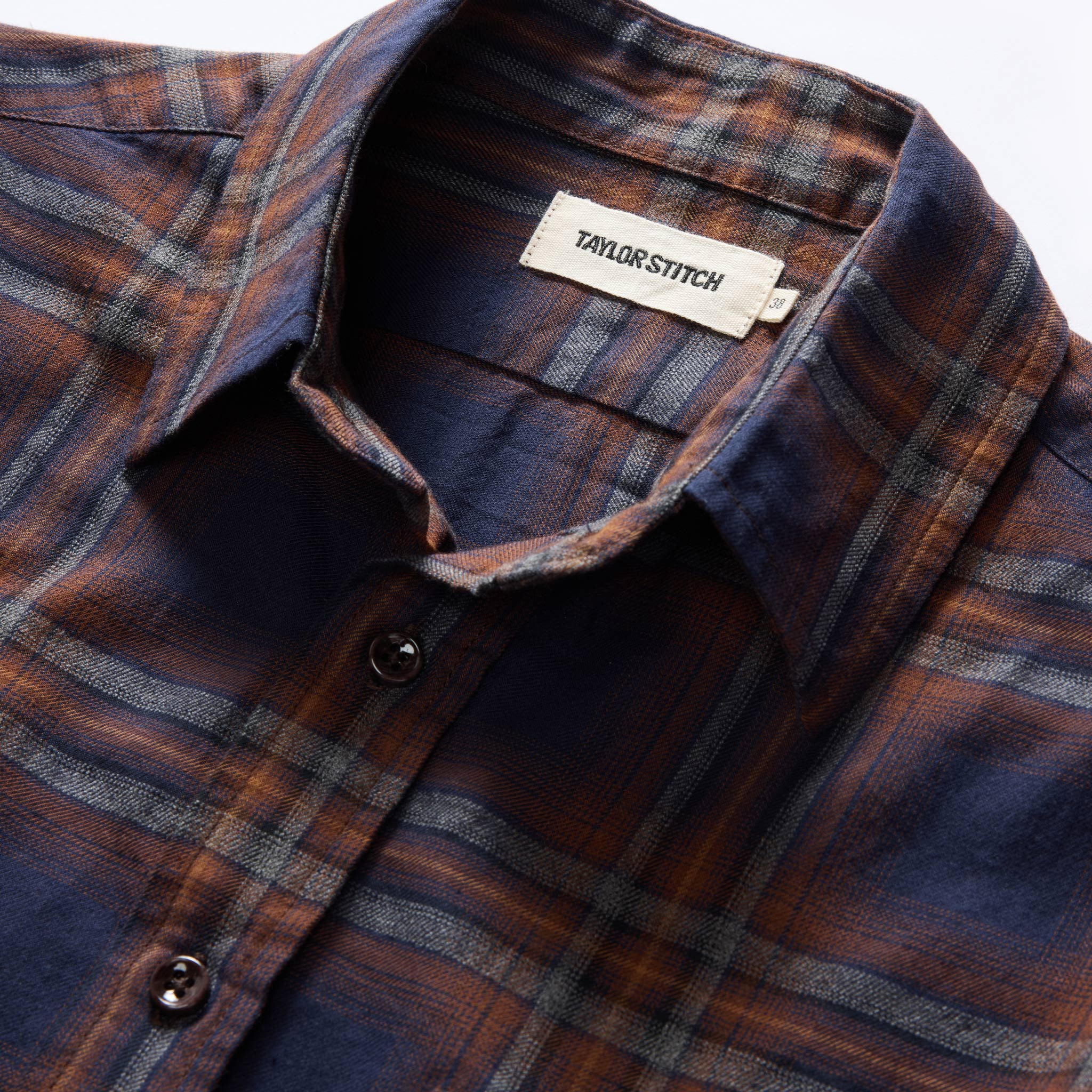The California in Twilight Plaid Brushed Cotton Twill - Image 6